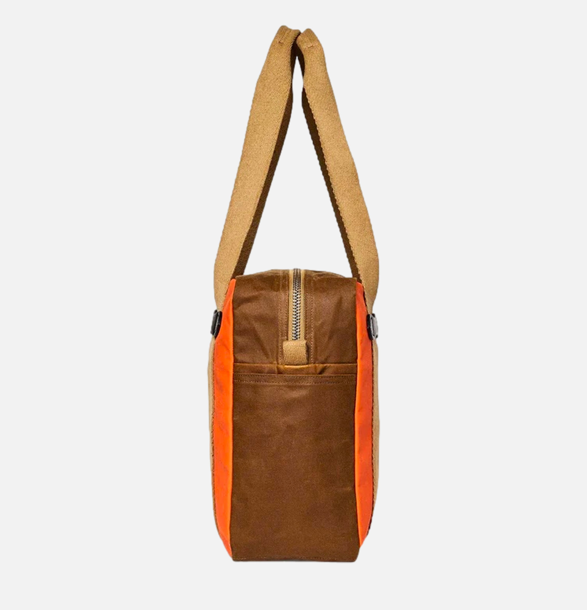 Filson Tincloth Zipper Tote Tan Flame