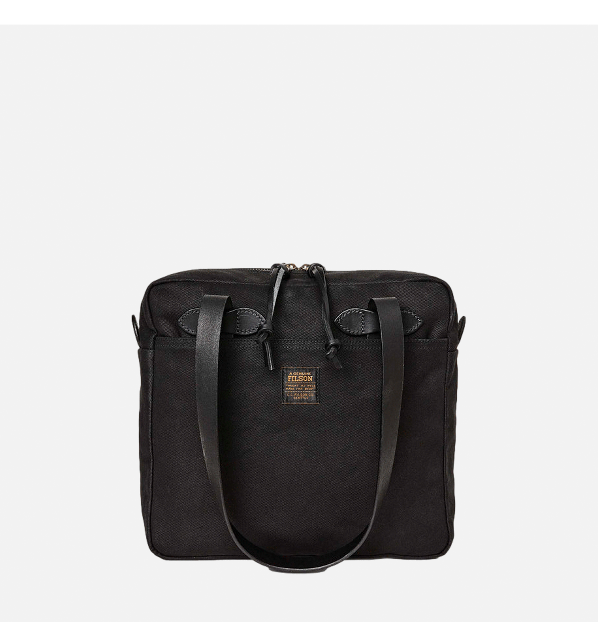 Filson Small Zipper Tote Black