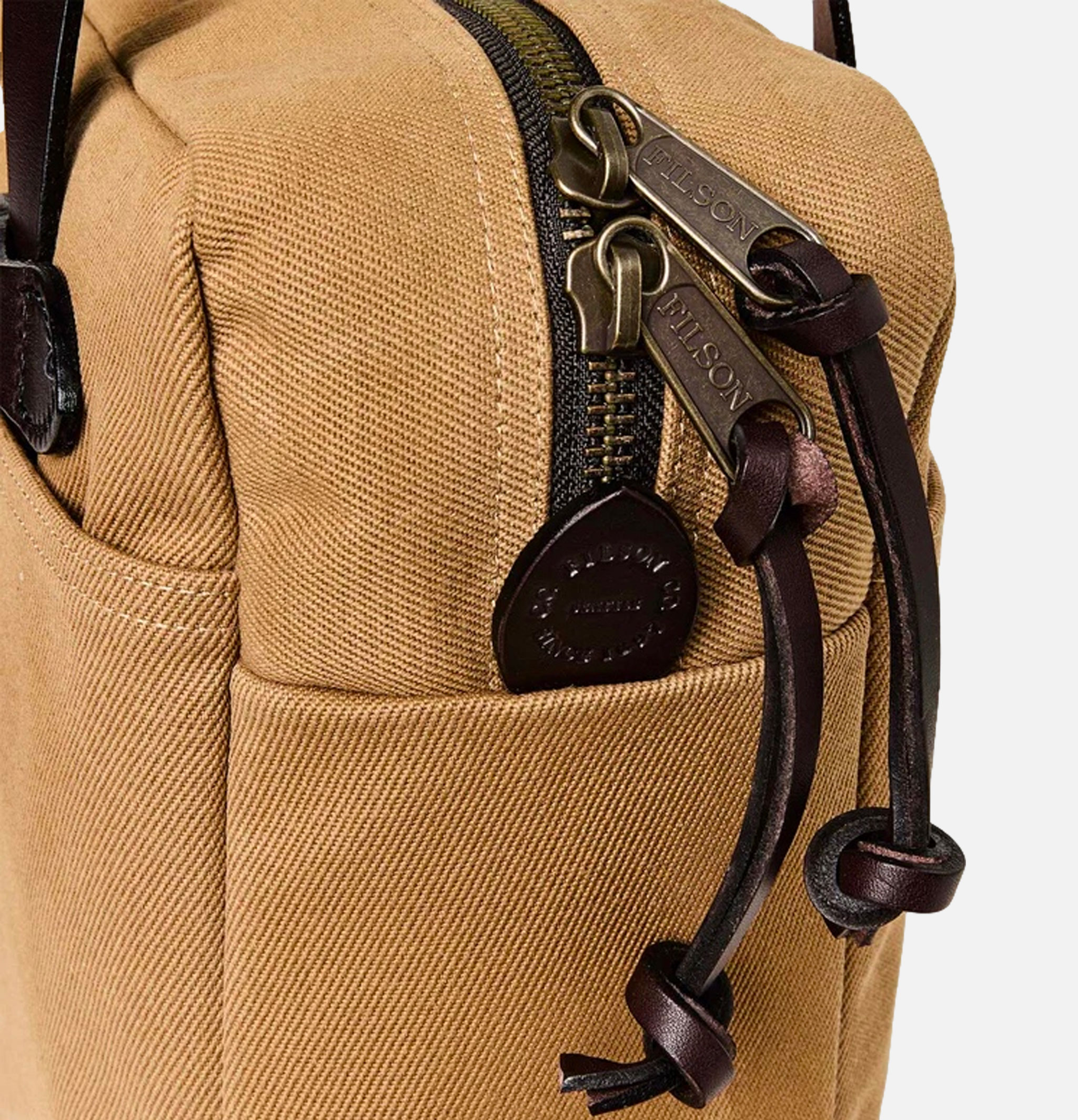 Filson Small Zipper Tote Tan