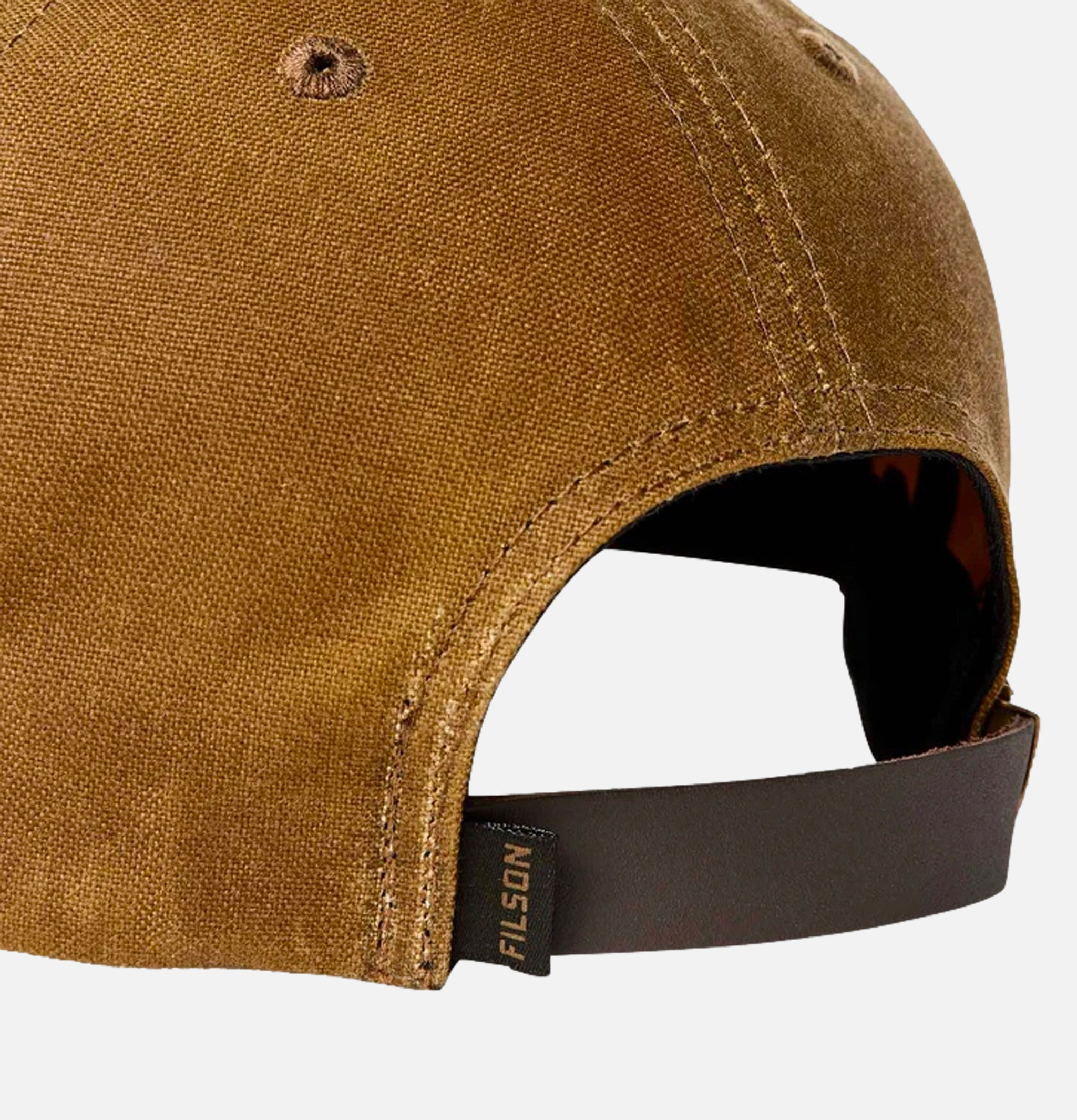 Filson Low Profile Logger Cap Dark Tan (casquette de bûcheron à profil bas)