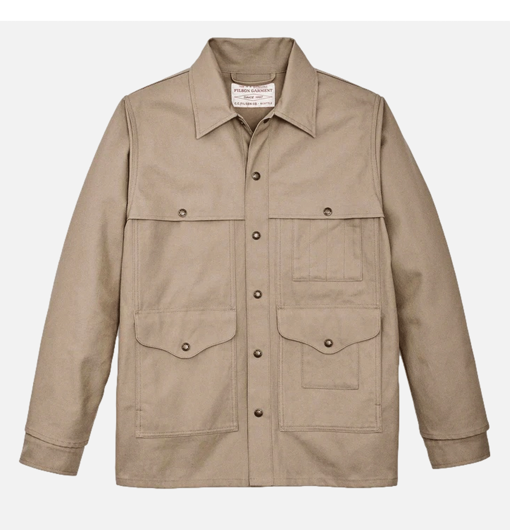 Filson Dry Tin Cruise Gray Khaki