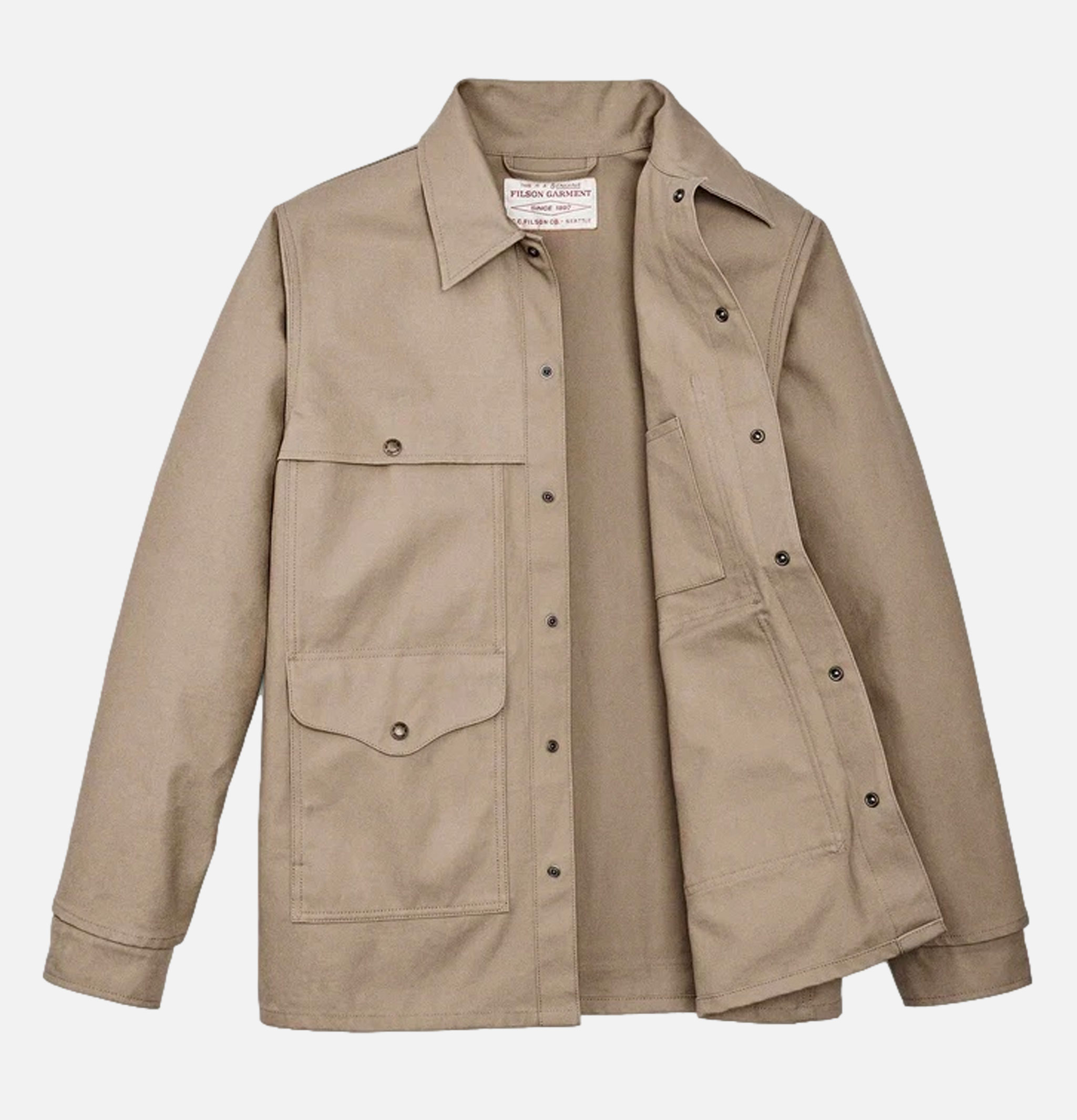 Filson Dry Tin Cruise Gray Khaki