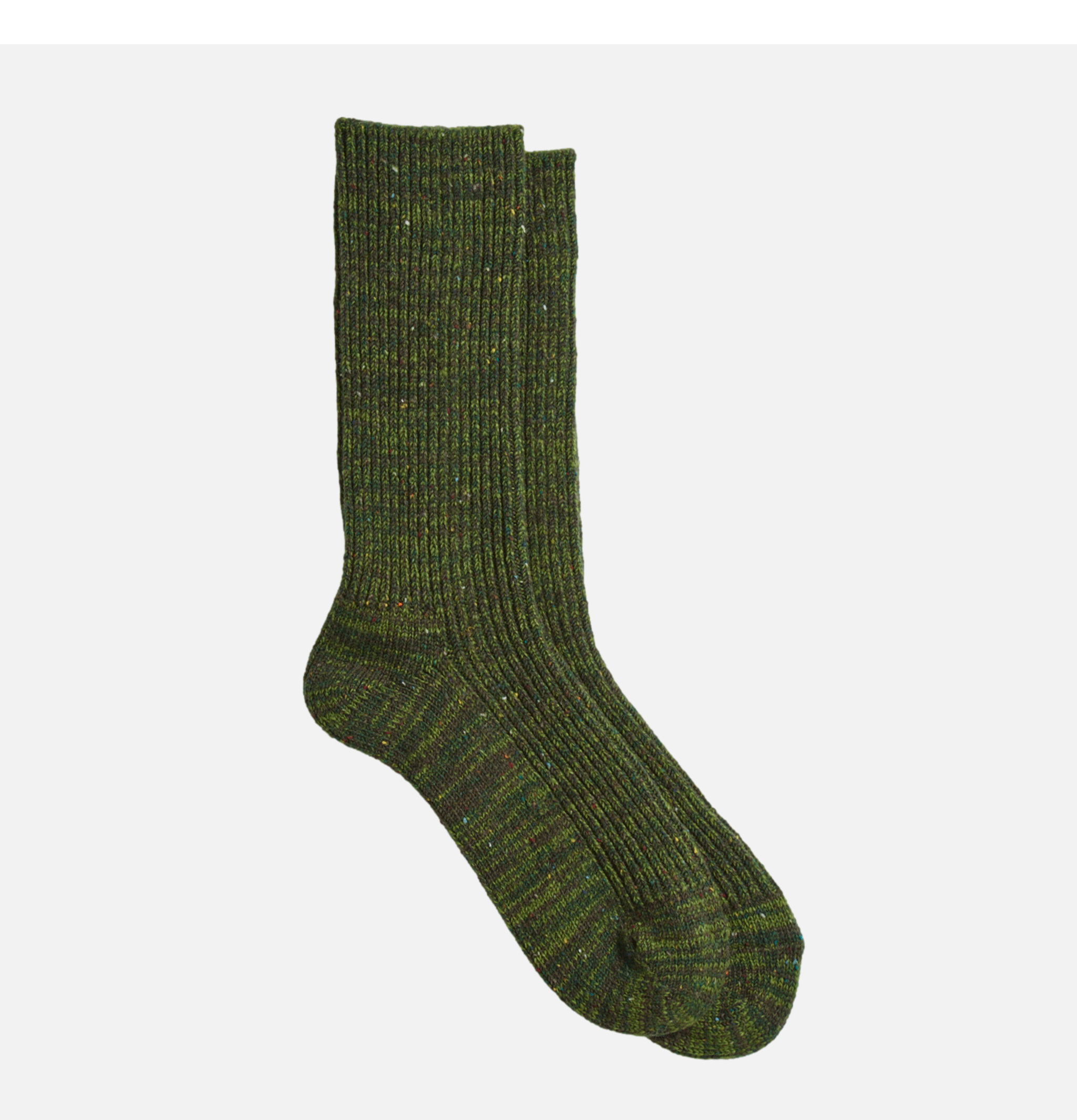 Chaussettes Rototo Nep Tweed Marl Vert