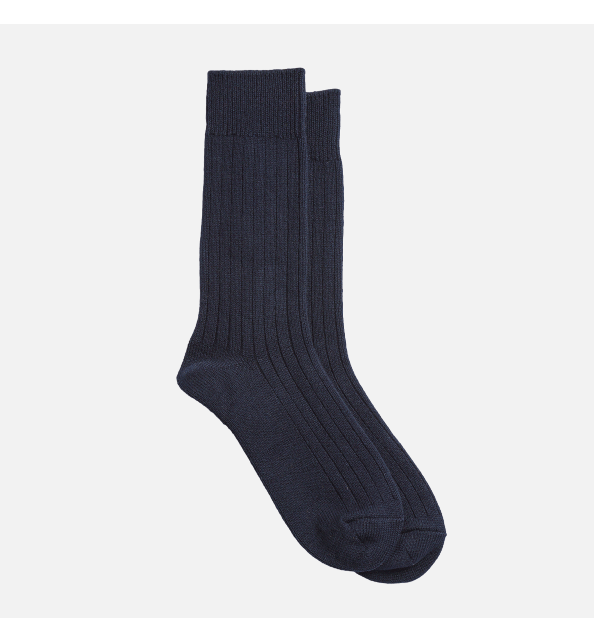 Chaussettes Rototo en coton et laine Navy