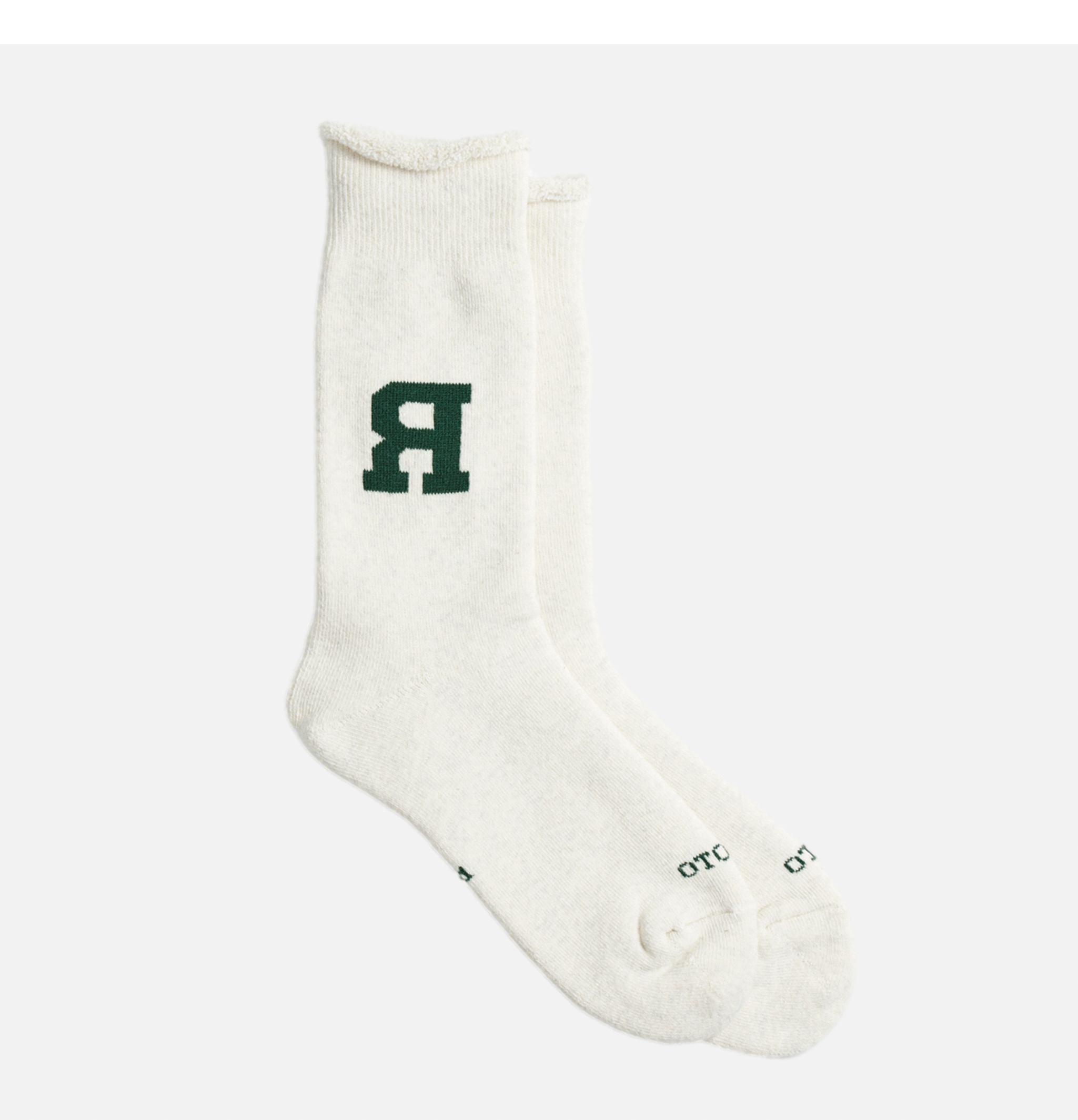 Rototo Raffy Sweat Socks Green