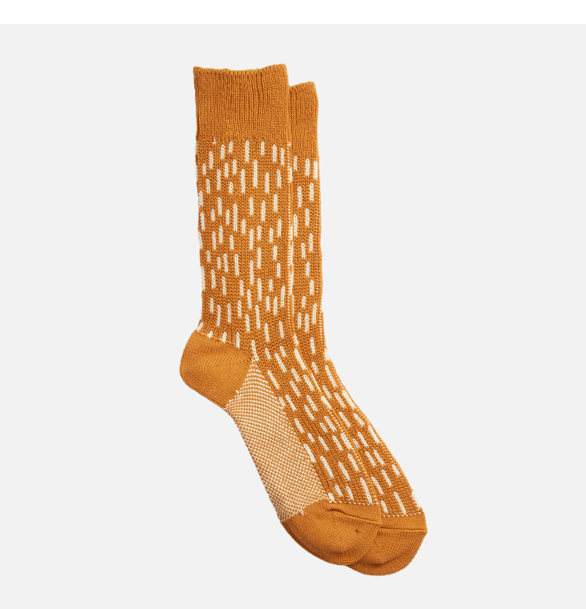 Rototo Japan Raindrop Socks Yellow.