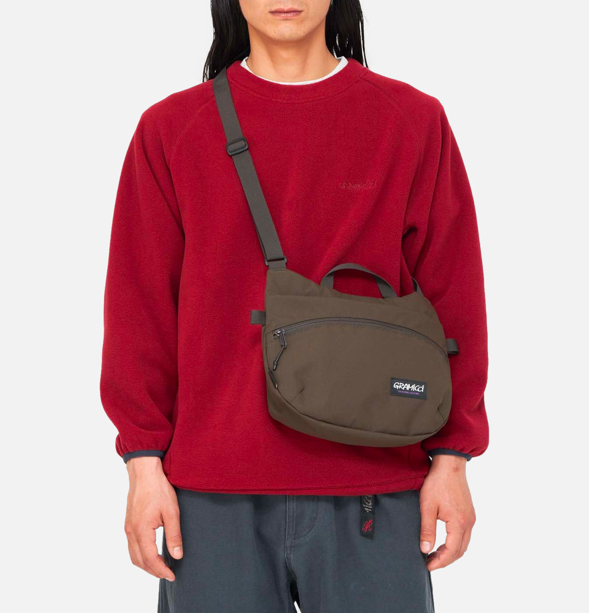 Gramicci Cordura Shoulder Bag Brown