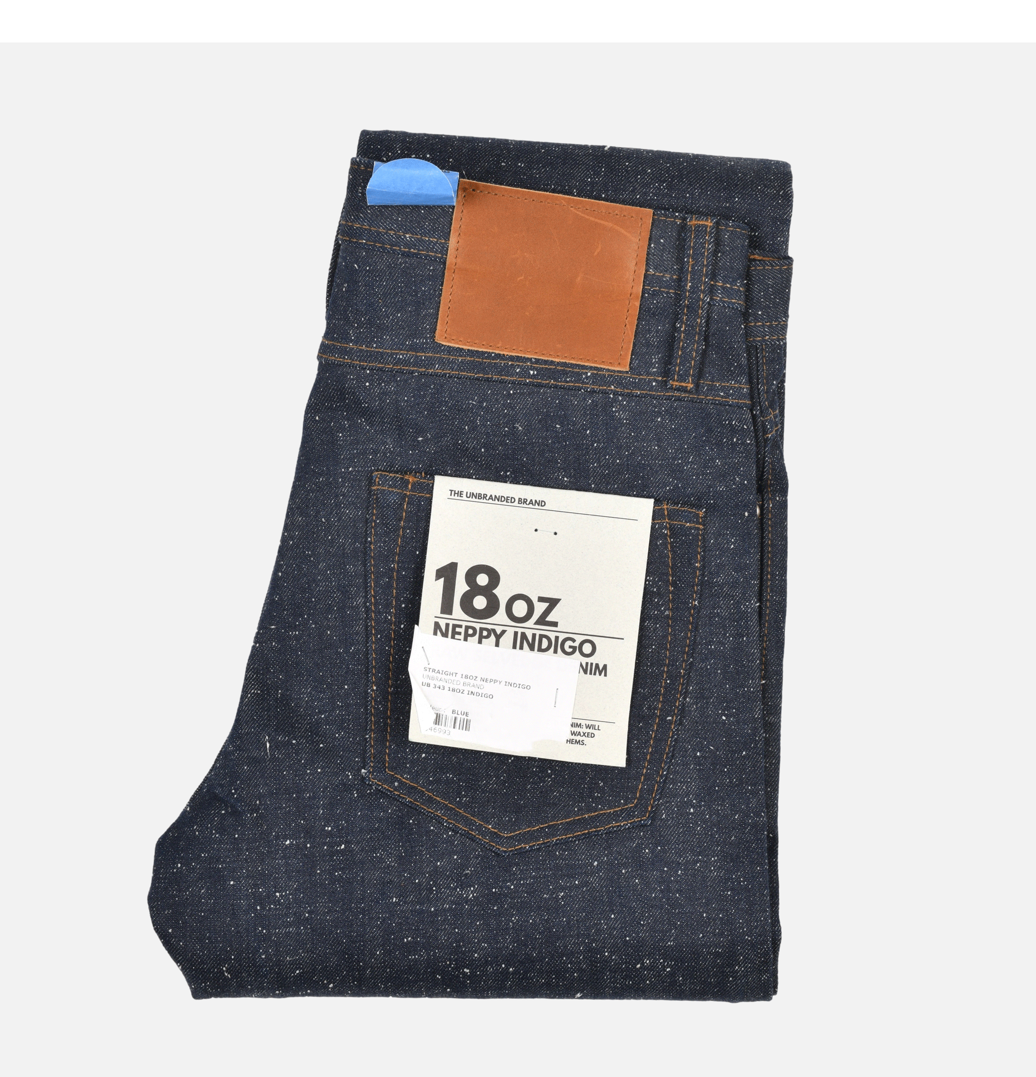 Unbranded 343 Jeans Straight 18oz Neppy Indigo jeans