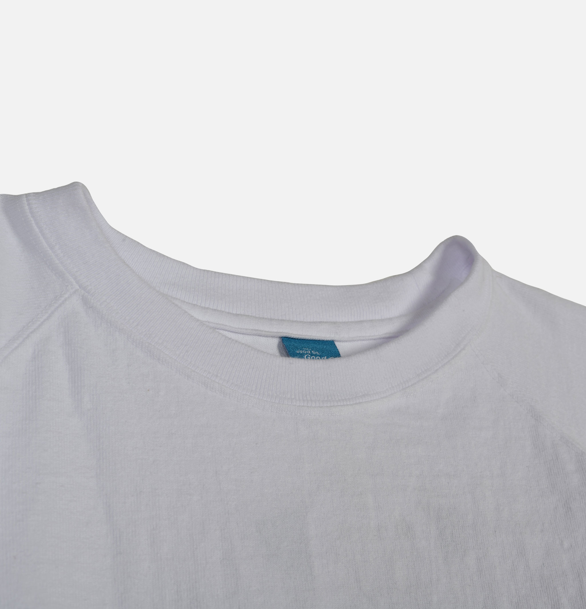 Good On Japan Heavy Raglan Pocket Tee White.