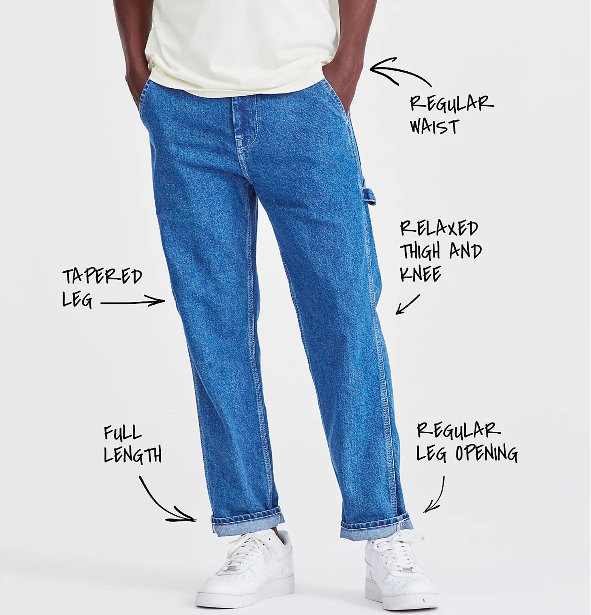 Lee 101 Carpenter Pants Ecru