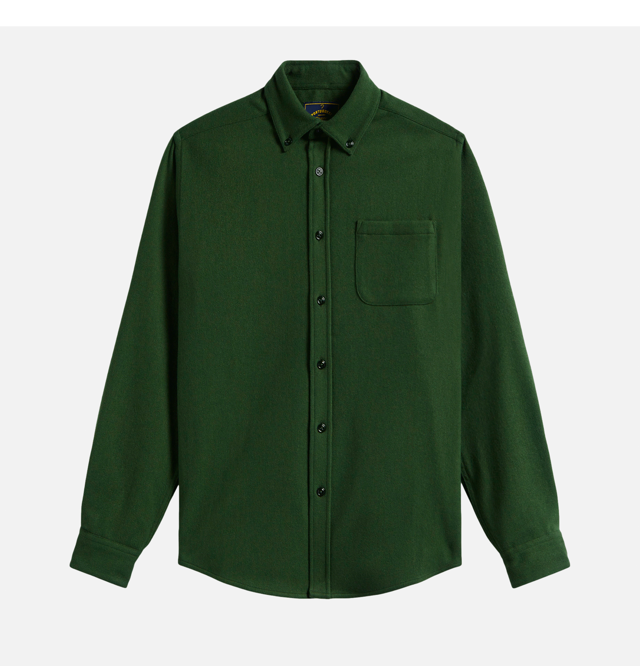 Portuguese Flannel Shirt Form Green