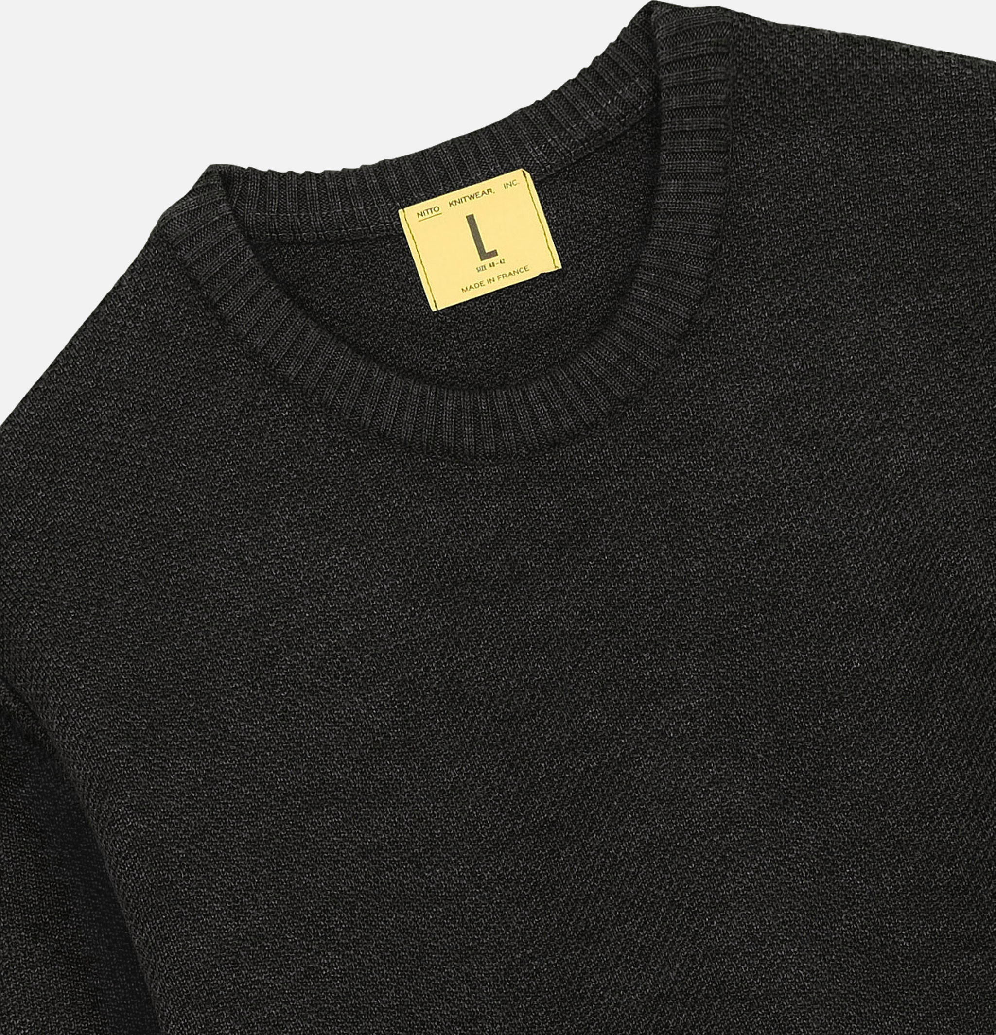 Nitto Knitwear Youri Round Neck Anthracite