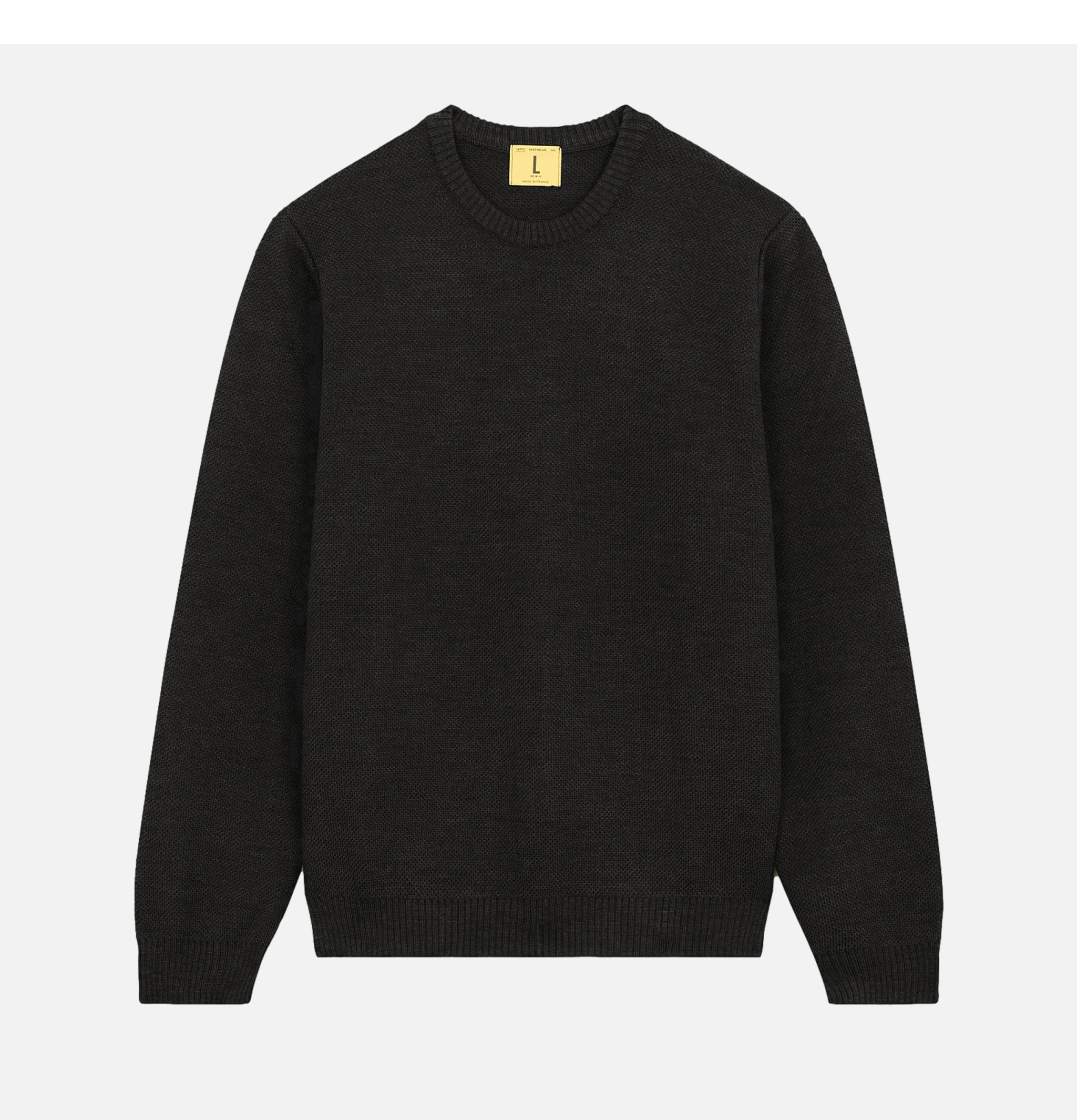 Nitto Knitwear Youri Round Neck Anthracite