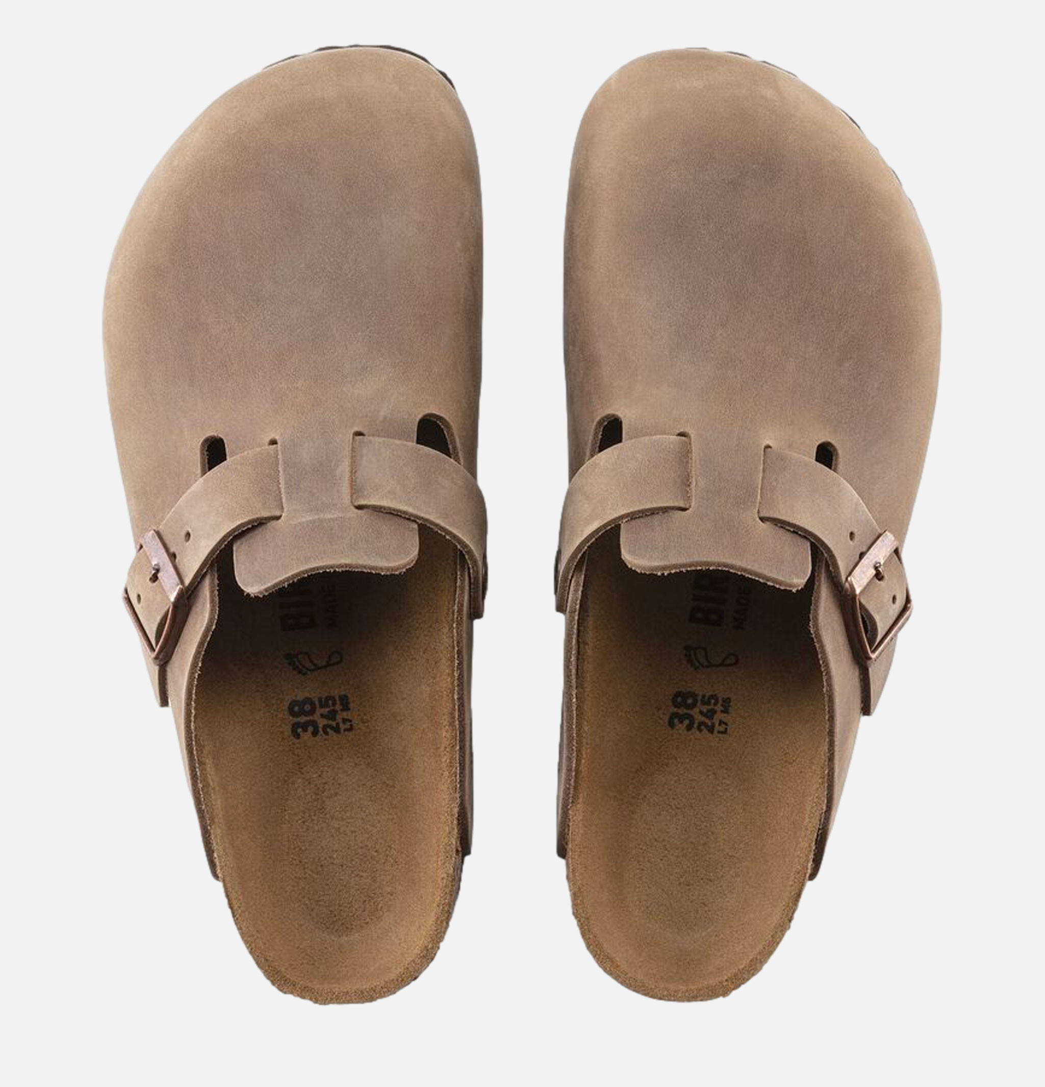 Birkenstock Chaussures Boston Narrow Tabac