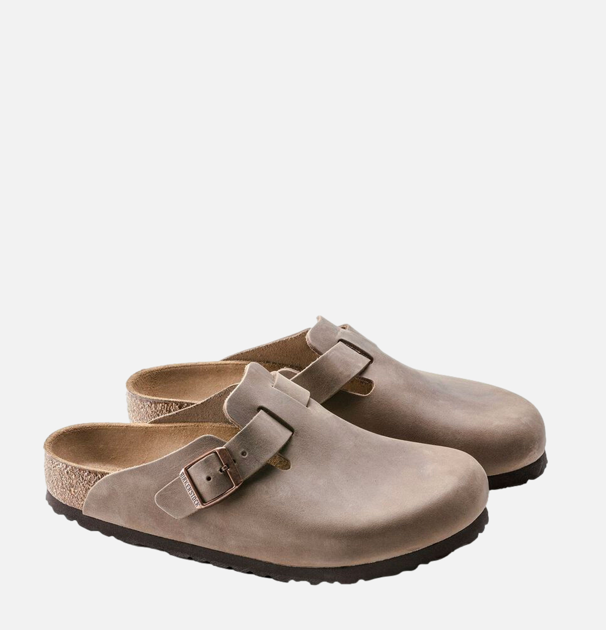 Birkenstock Chaussures Boston Narrow Tabac