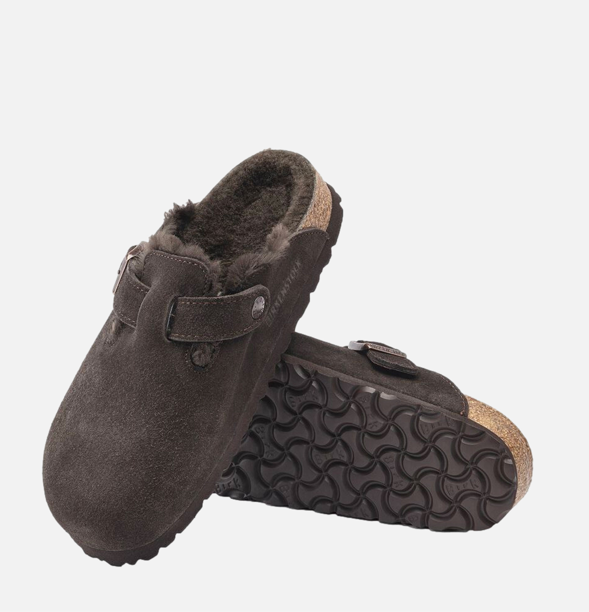 Birkenstock Boston Shearling Fur Mocca