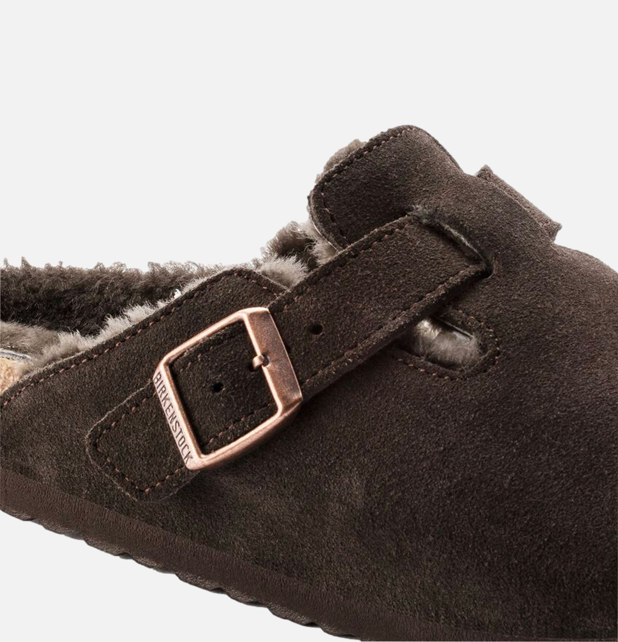 Birkenstock Boston Shearling Fur Mocca