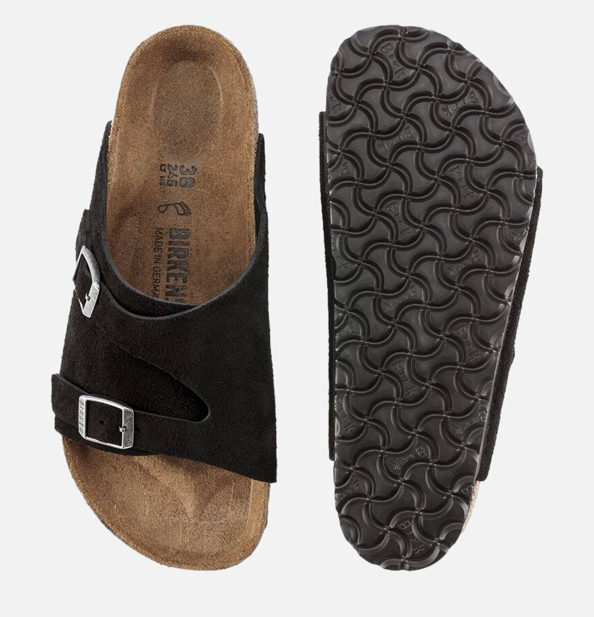 Birkenstock Zurich Soft Bed Suede Noir