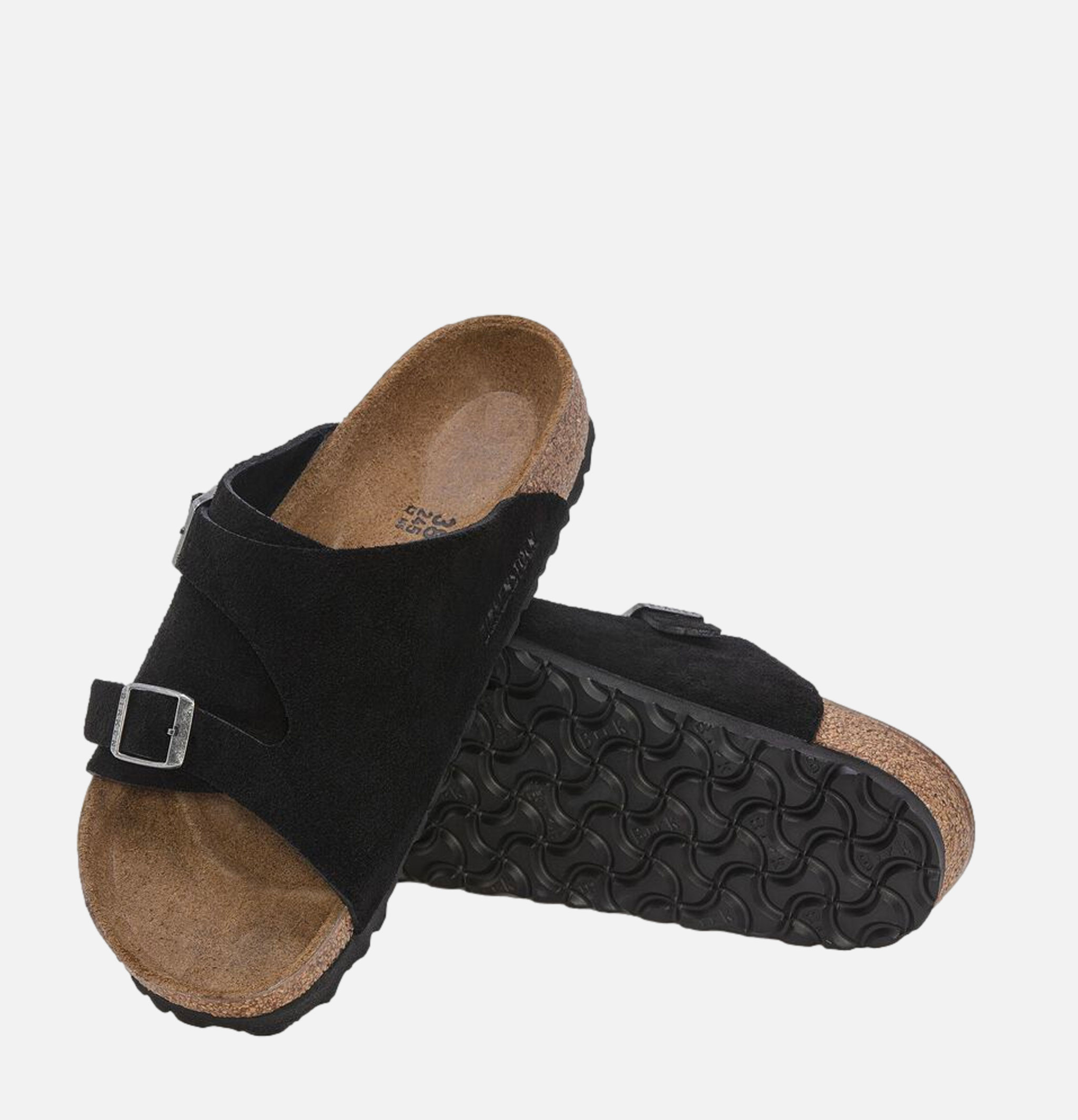 Birkenstock Zurich Soft Bed Suede Noir