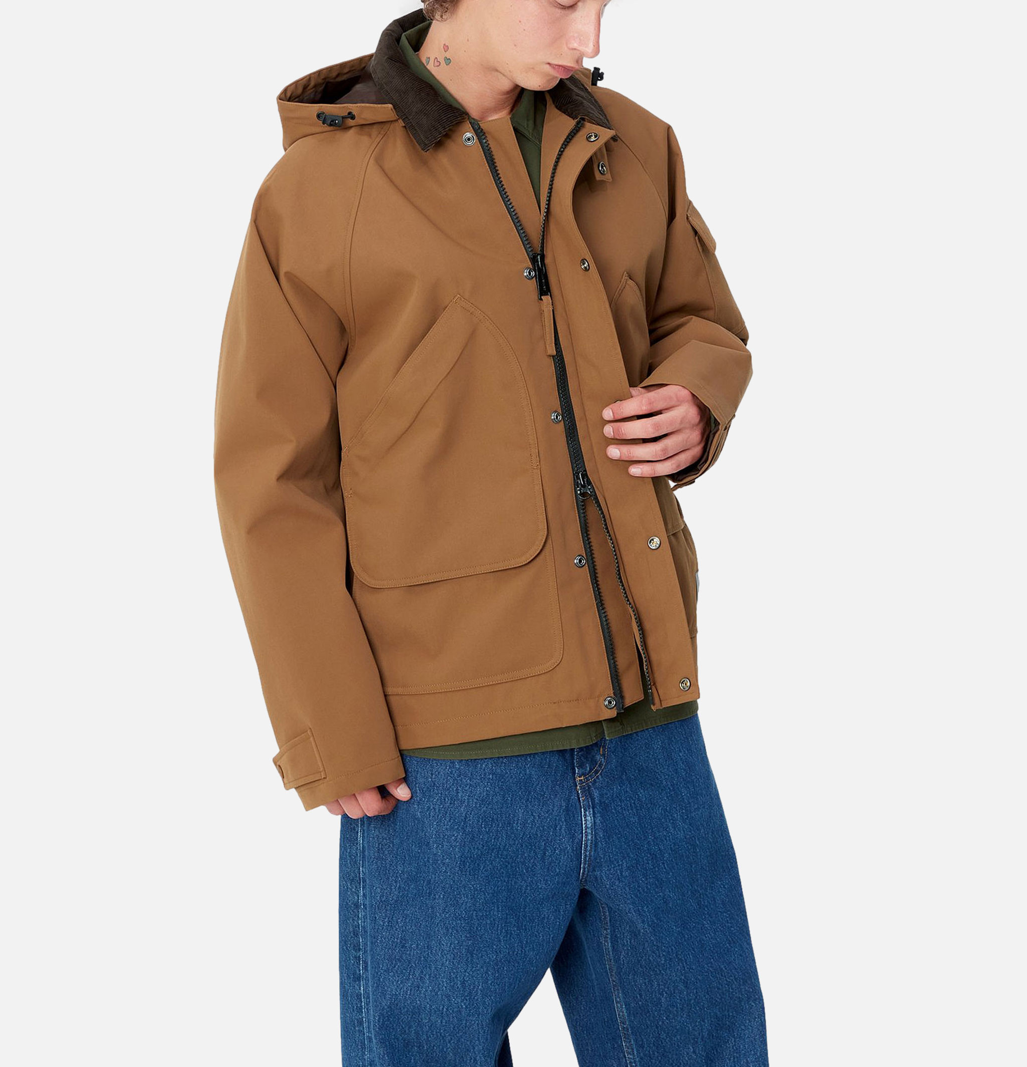 Carhartt WIP Clarton Jacket Hamilton Marron