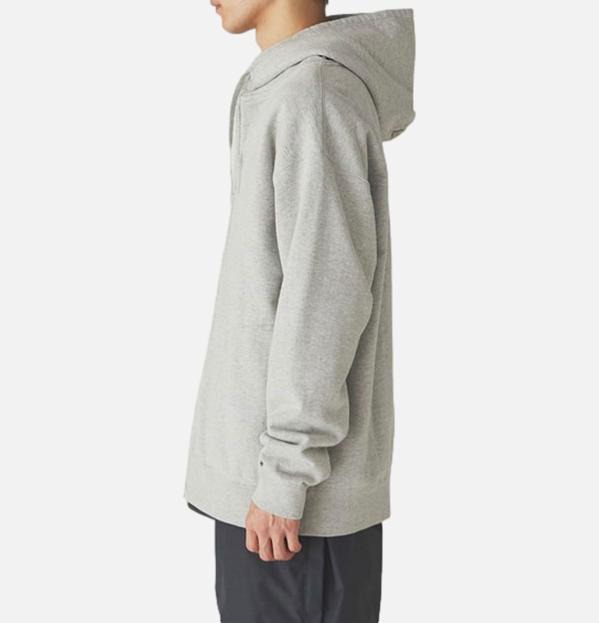 Snow Peak Recycled Cotton Zipup Hoodie Gris