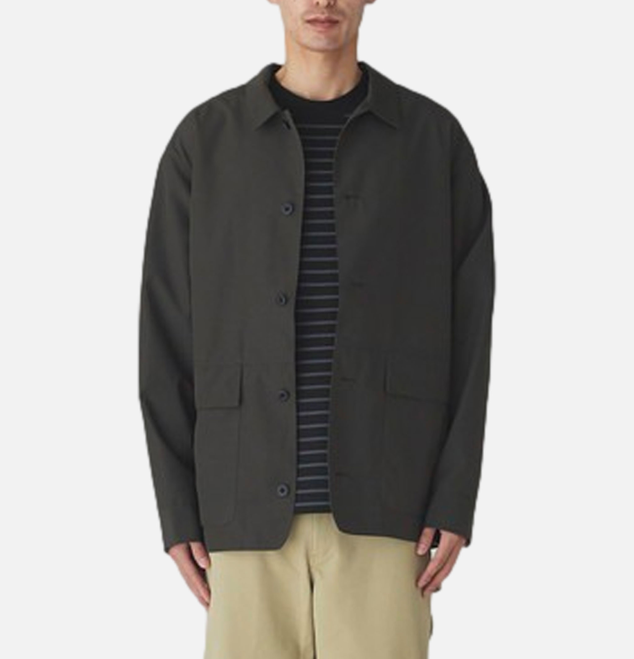 Snow Peak Pe/co Weather Jacket Charcoal