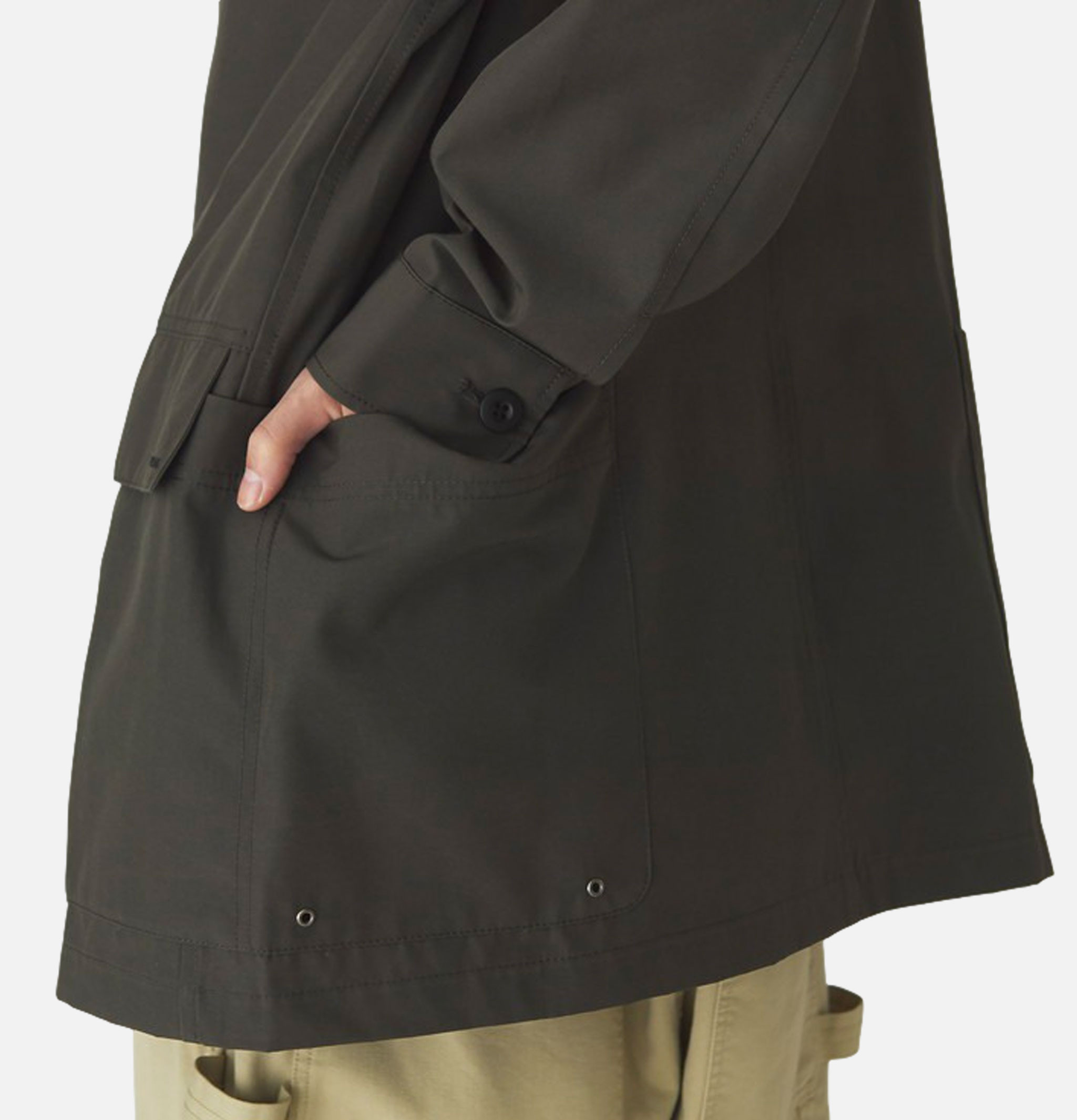 Snow Peak Pe/co Weather Jacket Charcoal