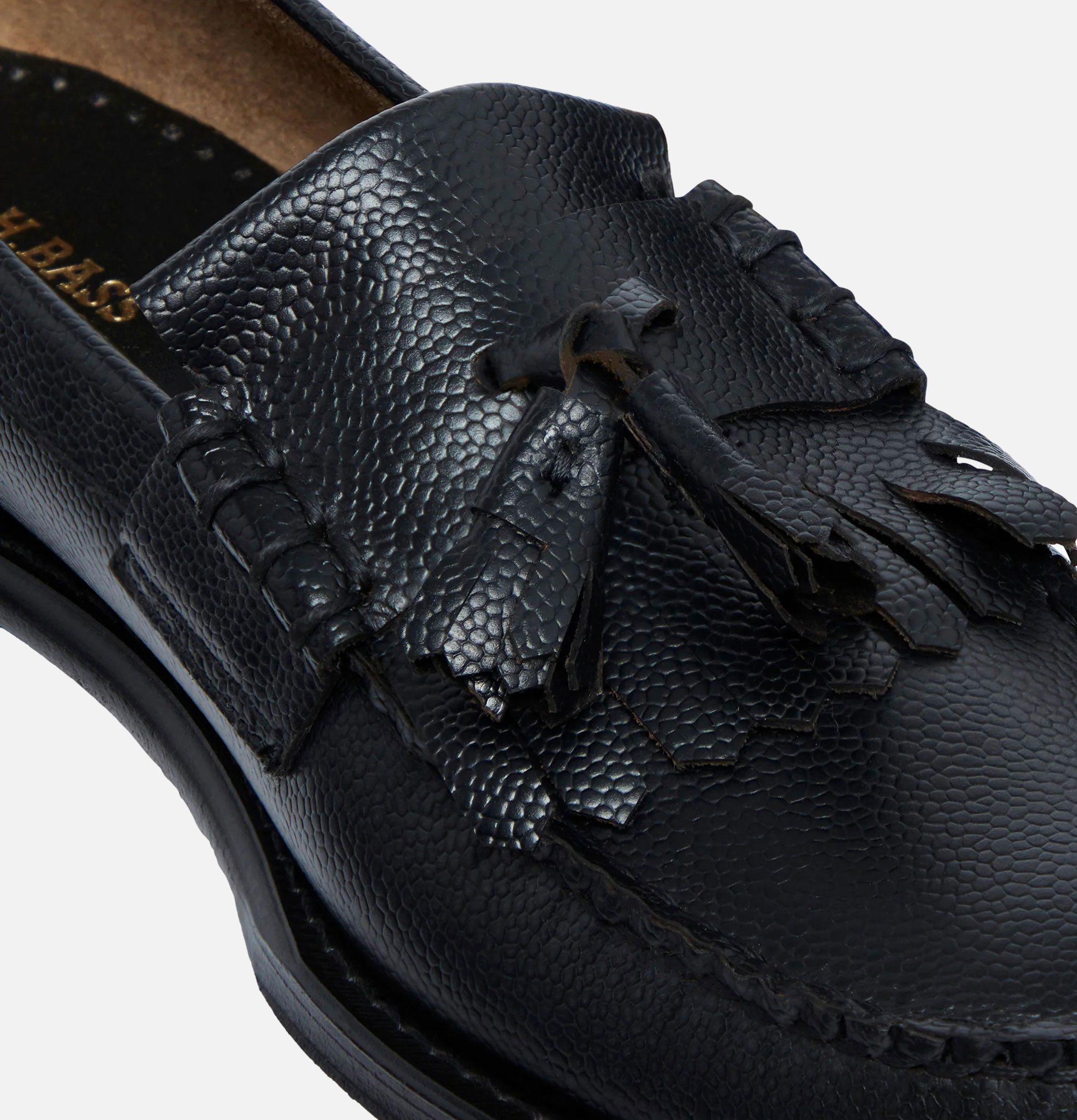 G.H Bass Weejuns Layton II Kiltie Loafers Noir