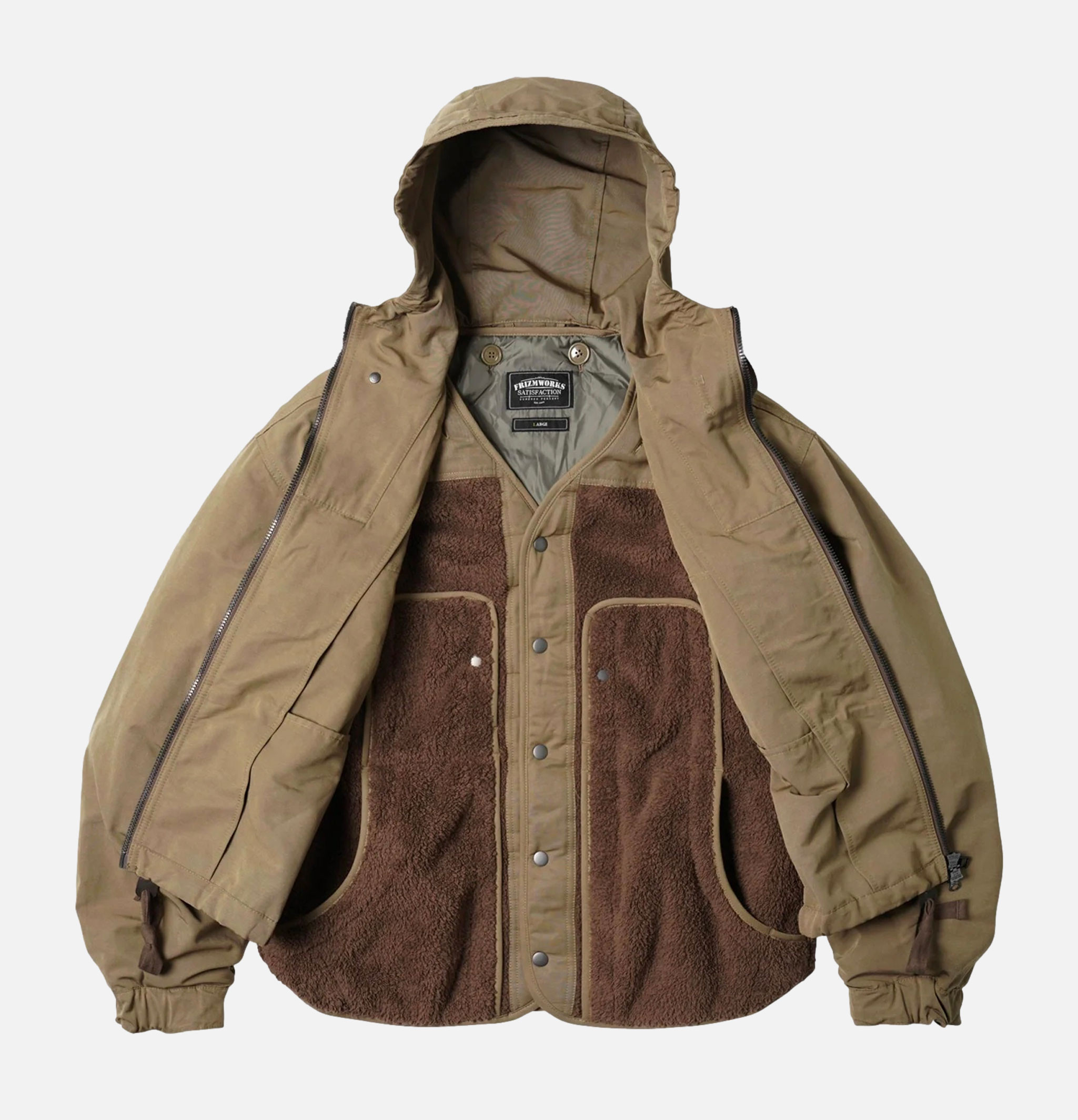 Frizmworks Smock Hooded Parka Tan