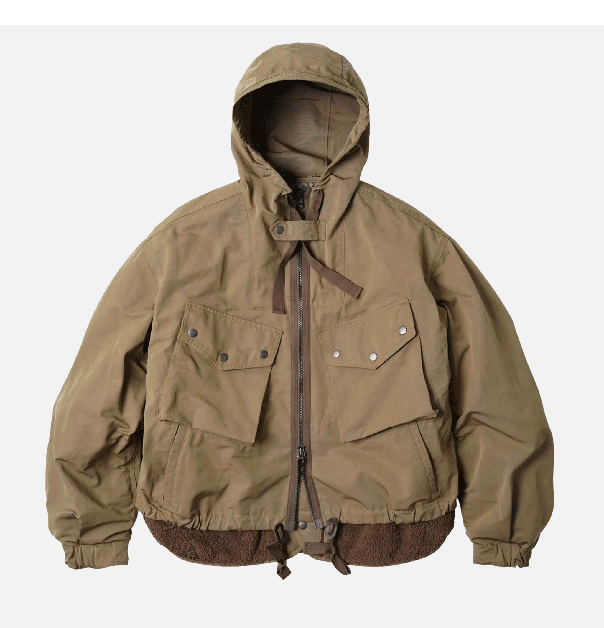 Frizmworks Parka à capuche Smock Tan