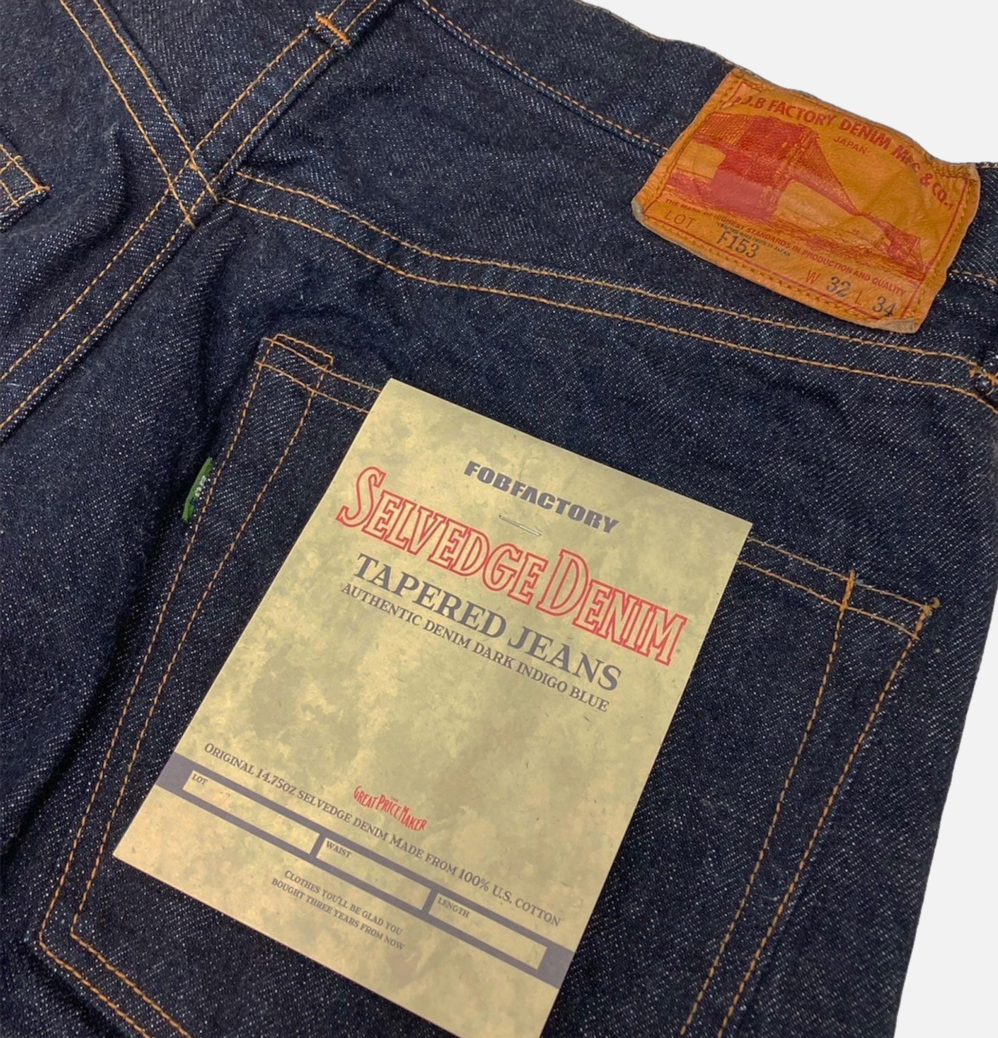 Fob Factory F165 Selvedge Garage Denim