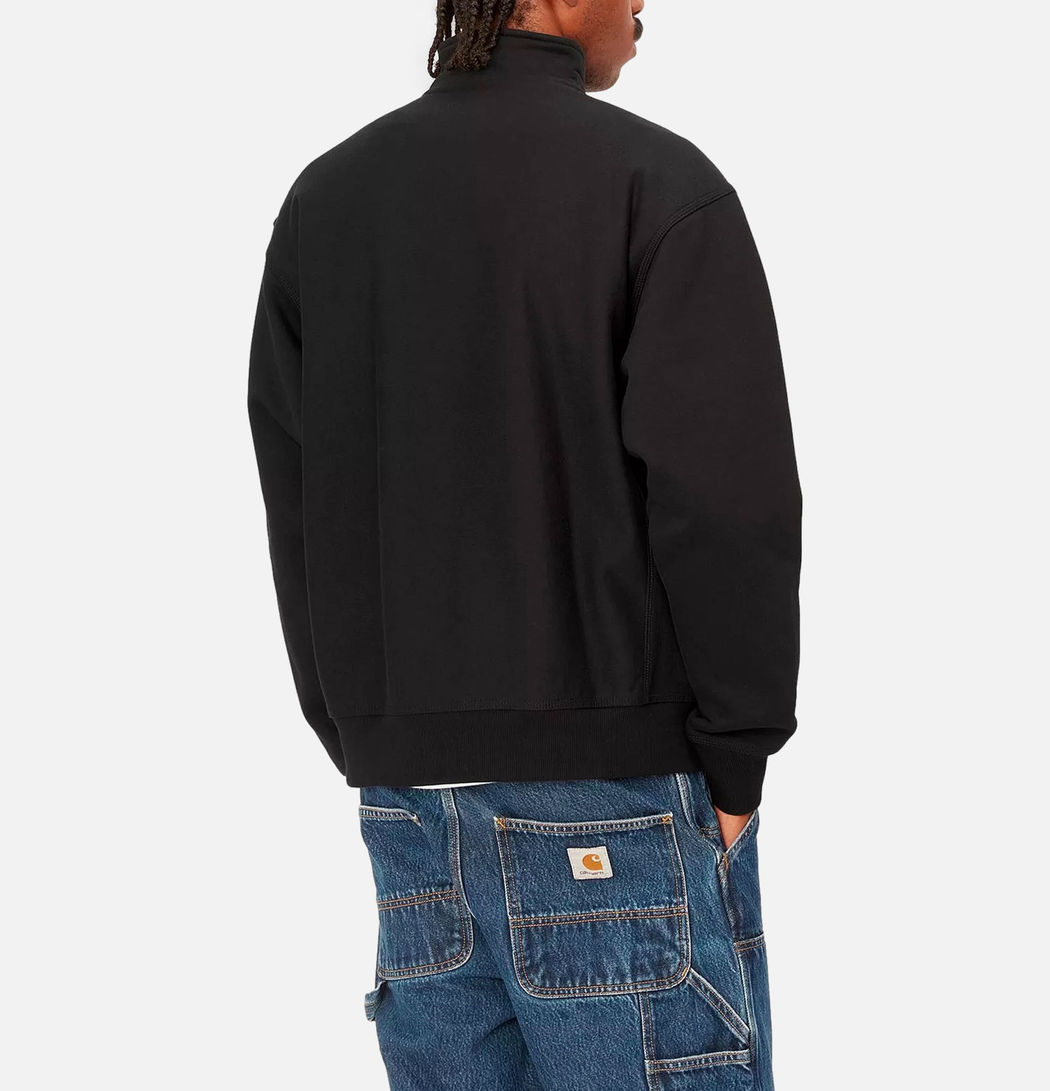 Carhartt WIP American Scrip Half Zip Black