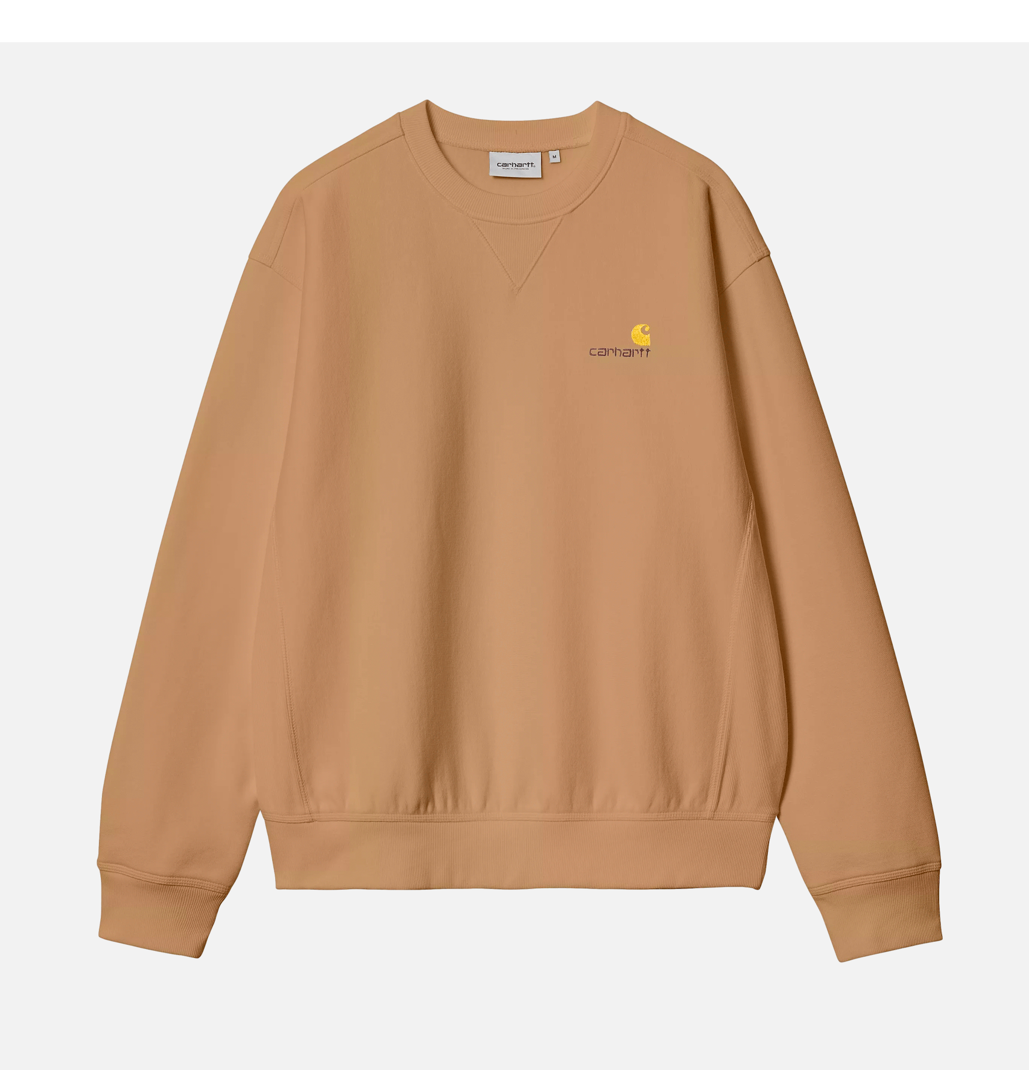 Carhartt WIP American Script Sweat Peanut