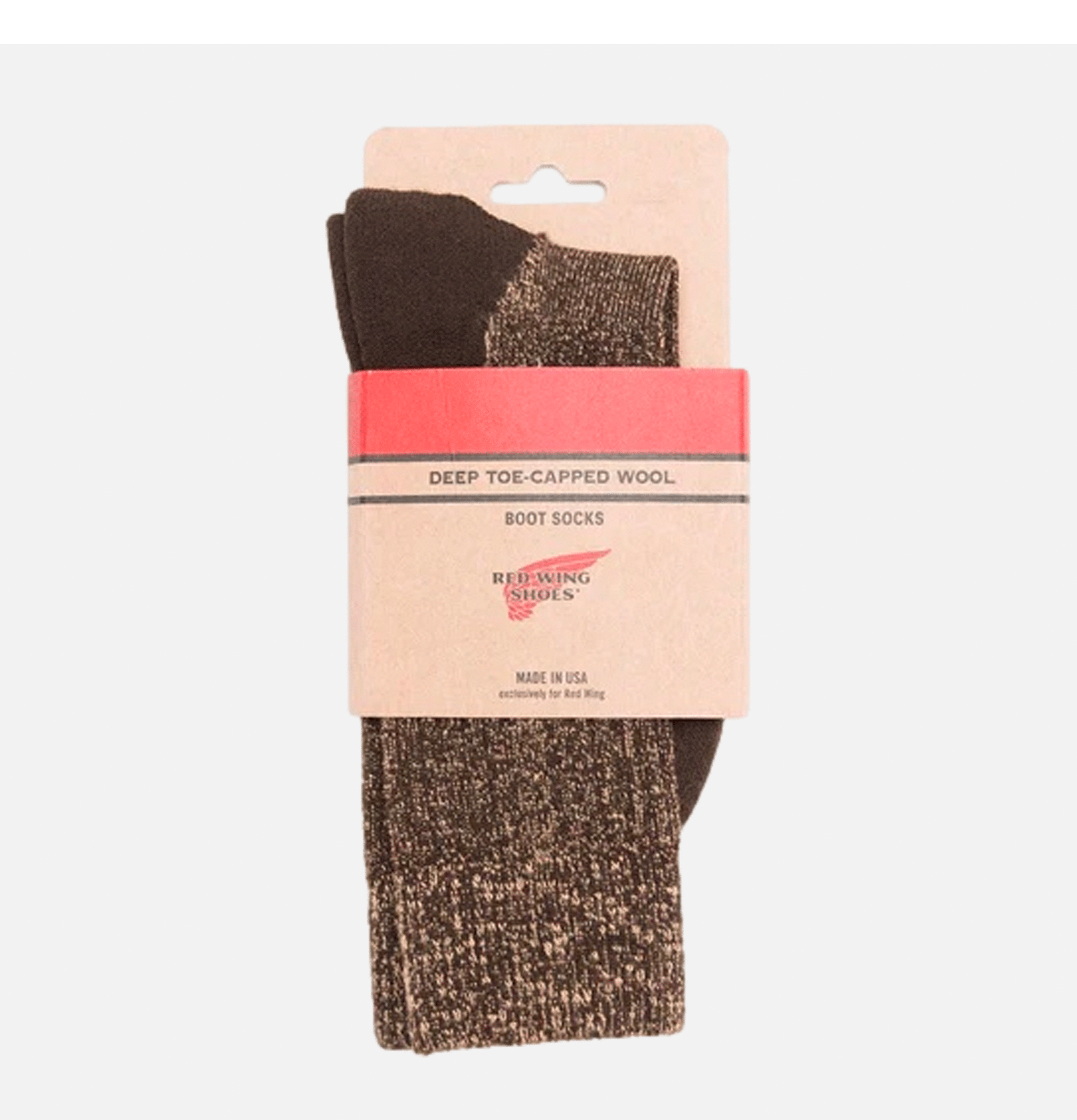 Deep Toe Capped Wool Socks Bro