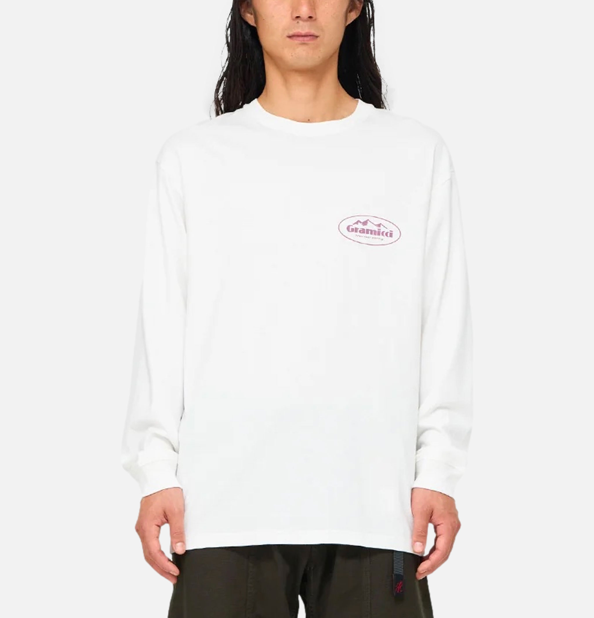 Gramicci Mountaineering L/S Tee Blanc