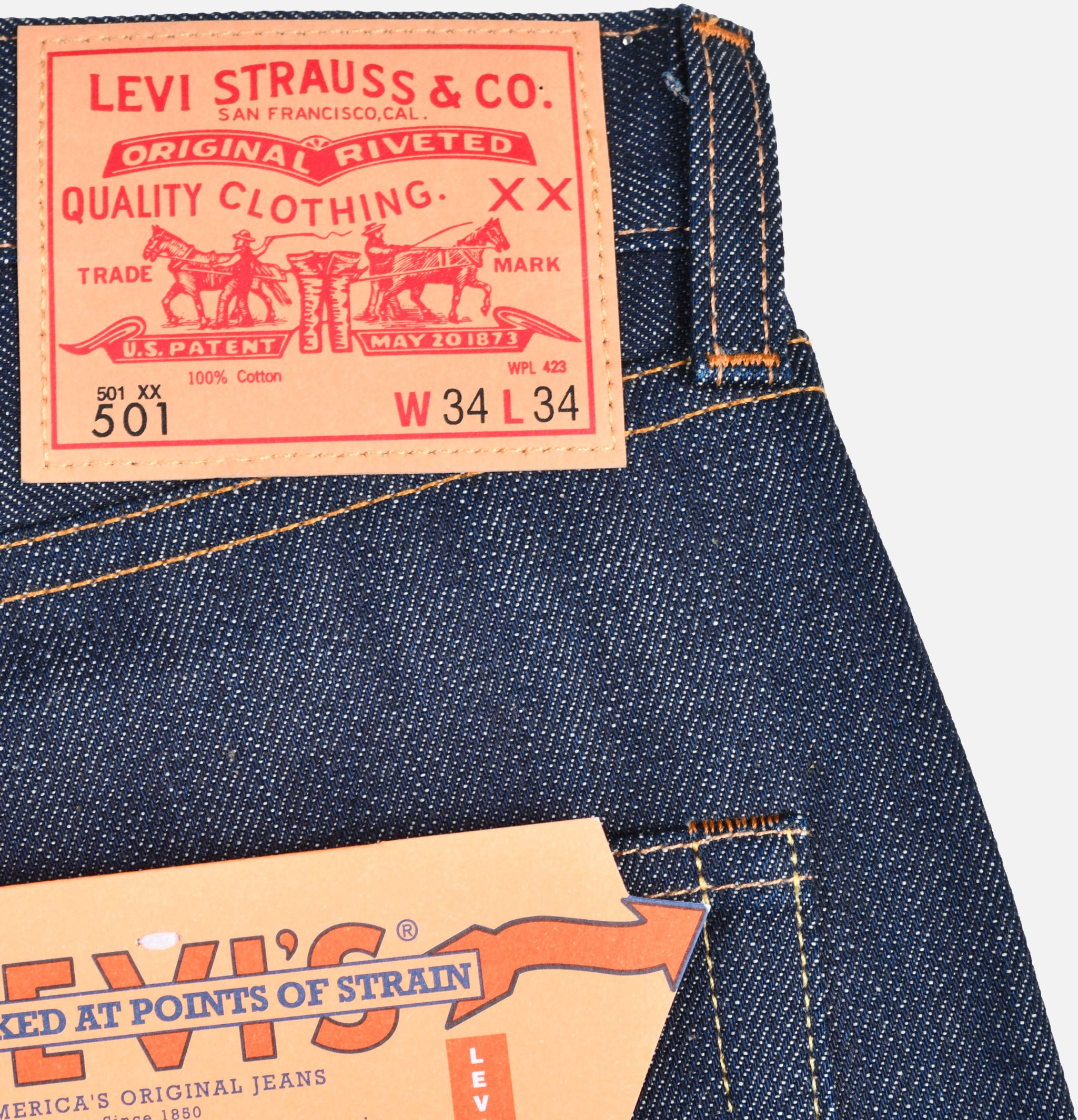 Levi's Jeans 501 1966 Dark Indigo