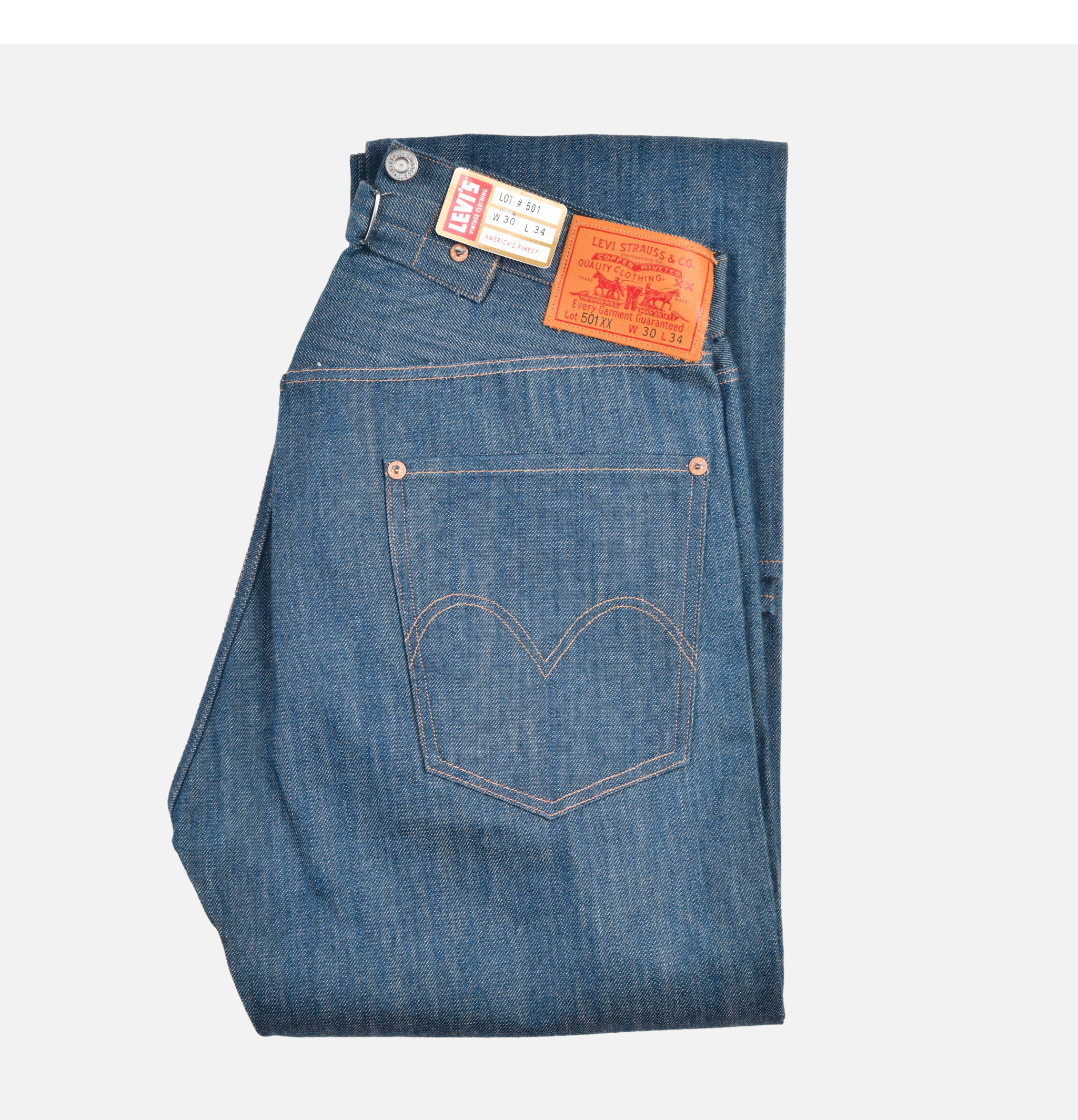 Levi's 501 1901 Rigid 9oz Cone Mills