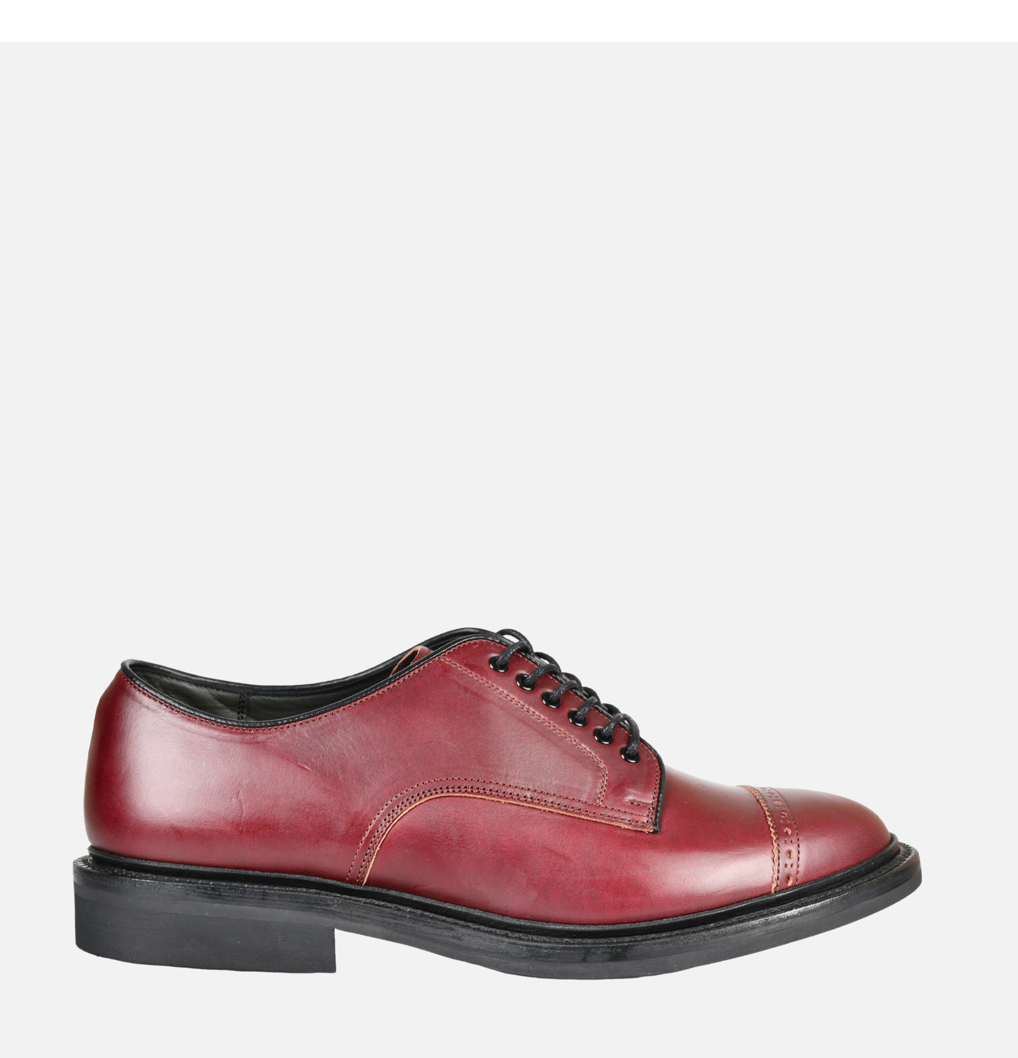 Chaussures Regal Shoe & Co x Royalcheese Cap-toe Horween Burgundy