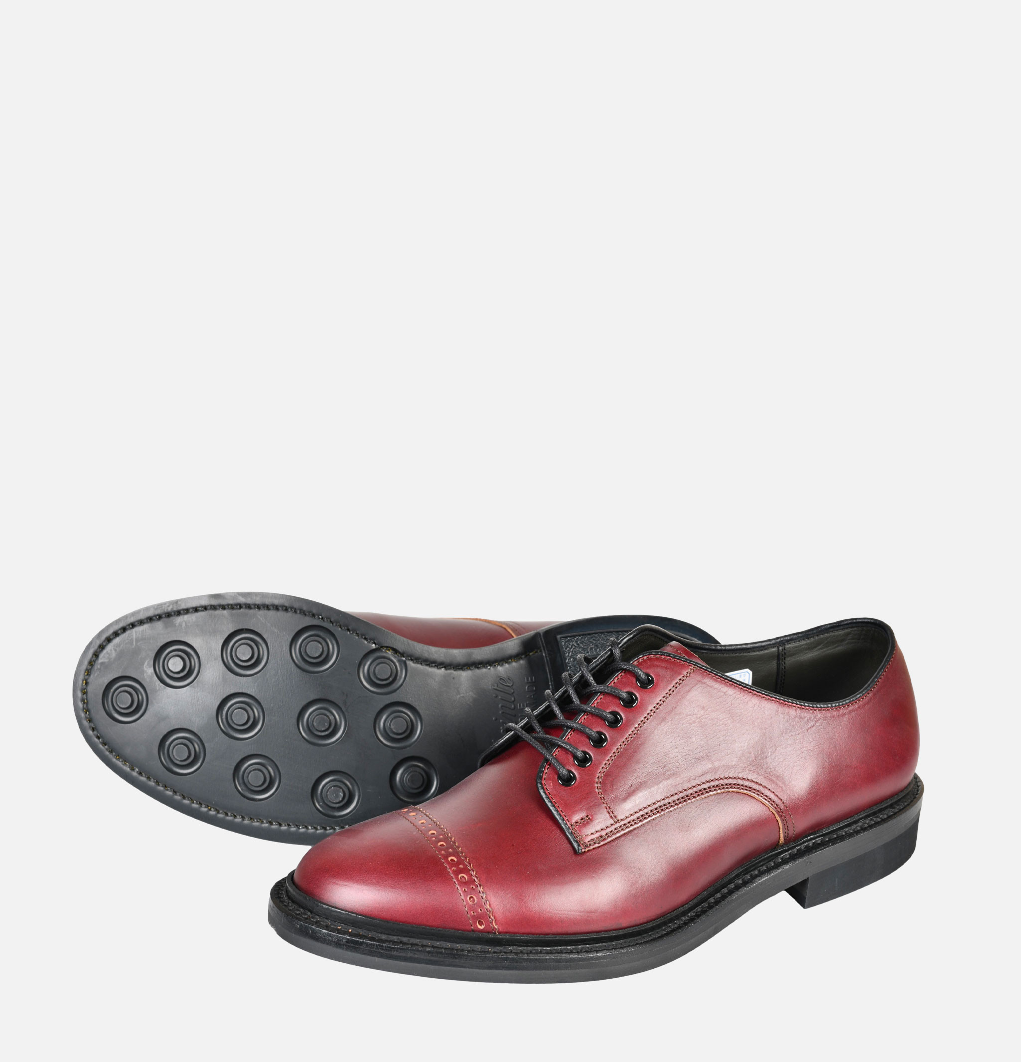 Chaussures Regal Shoe & Co x Royalcheese Cap-toe Horween Burgundy