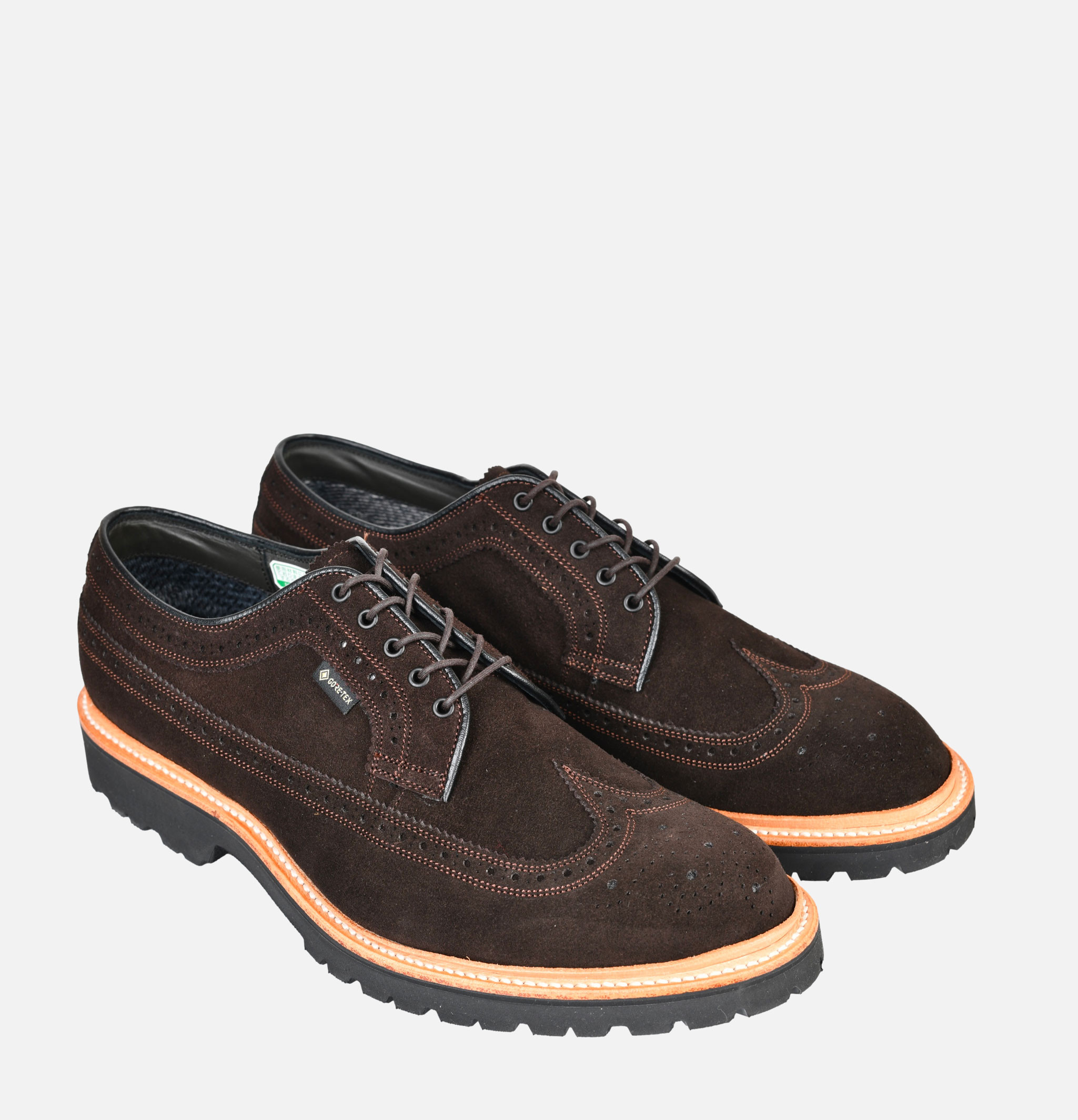 Chaussures Regal Shoe & Co x Royalcheese Wing Tip Suede Marron