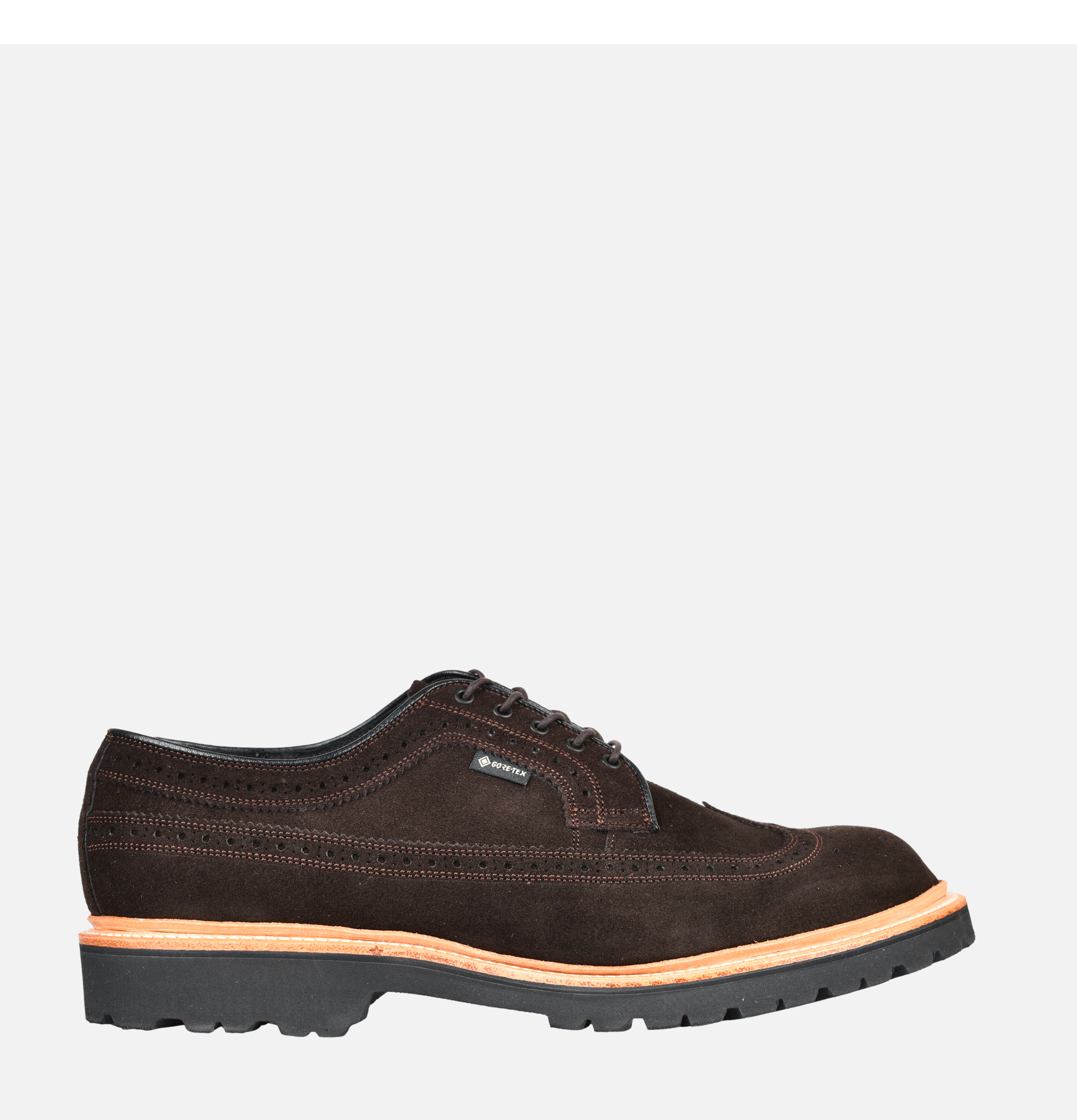 Chaussures Regal Shoe & Co x Royalcheese Wing Tip Suede Marron