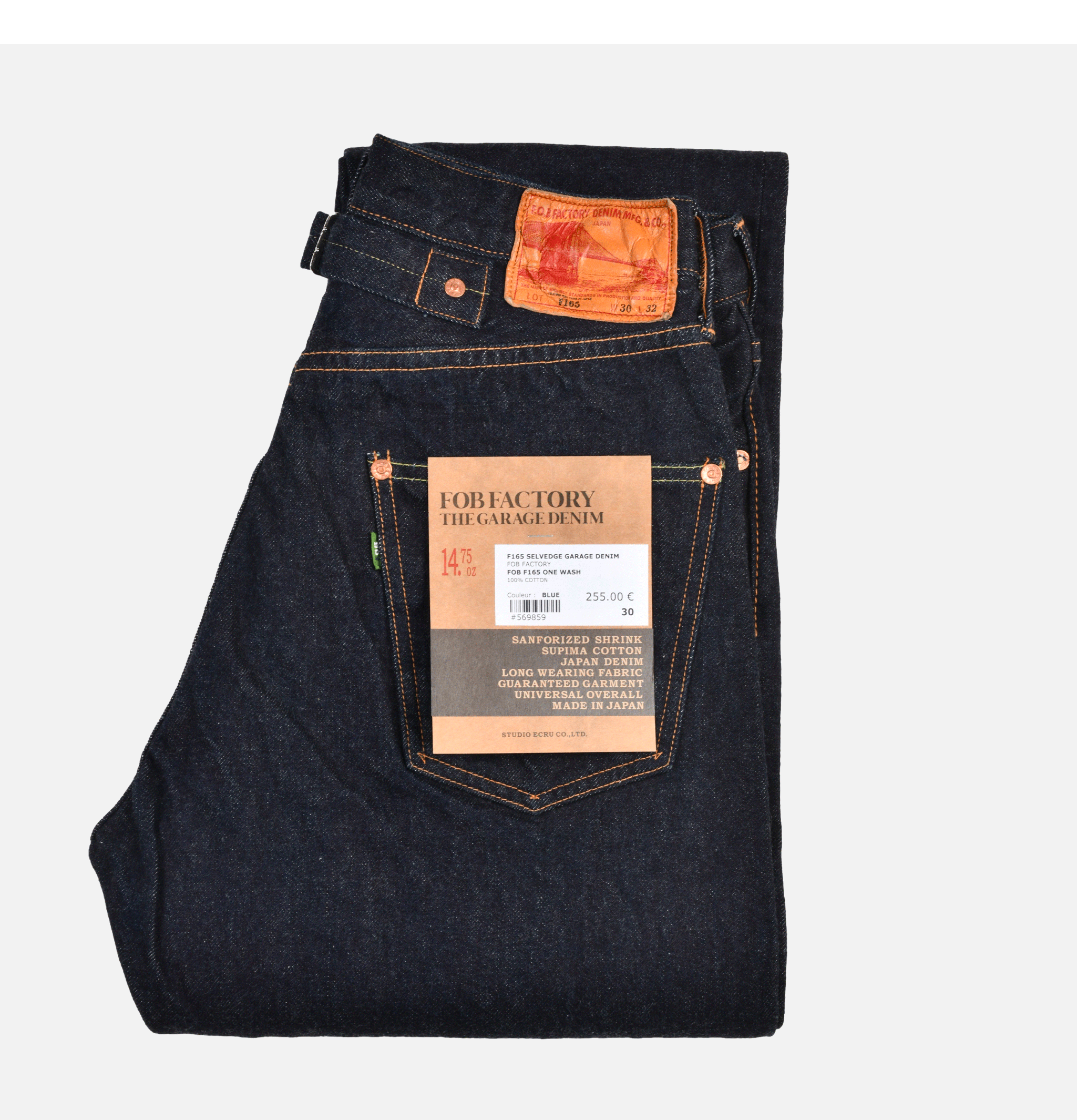 Fob Factory F165 Selvedge Garage Denim