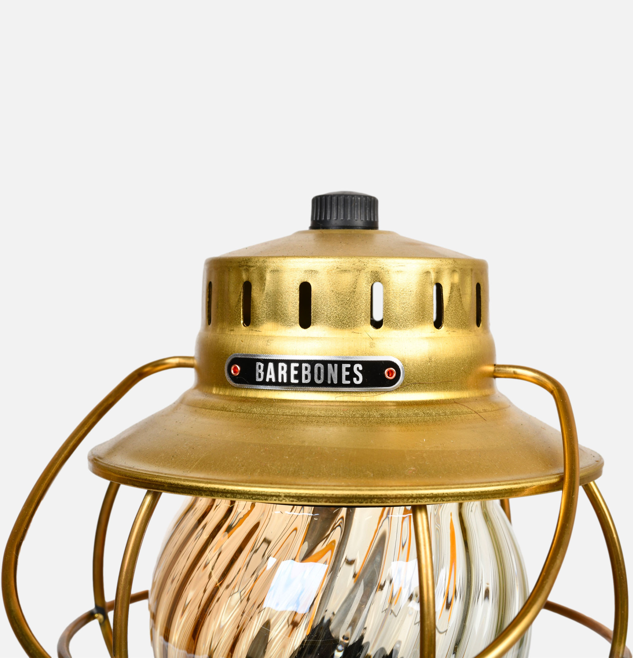 Barebones Railroad Gold Lamp