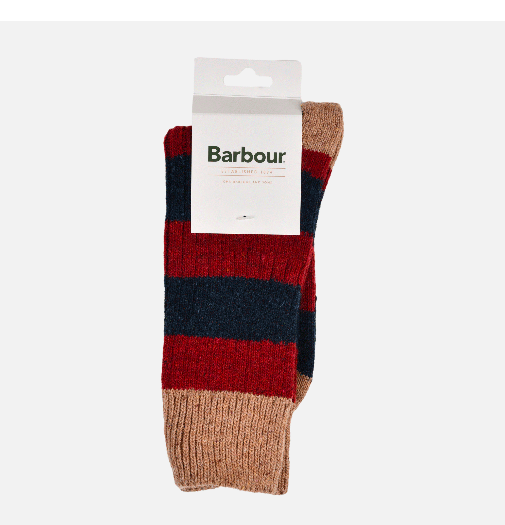 Chaussettes Barbour Houghton Cranberry Navy