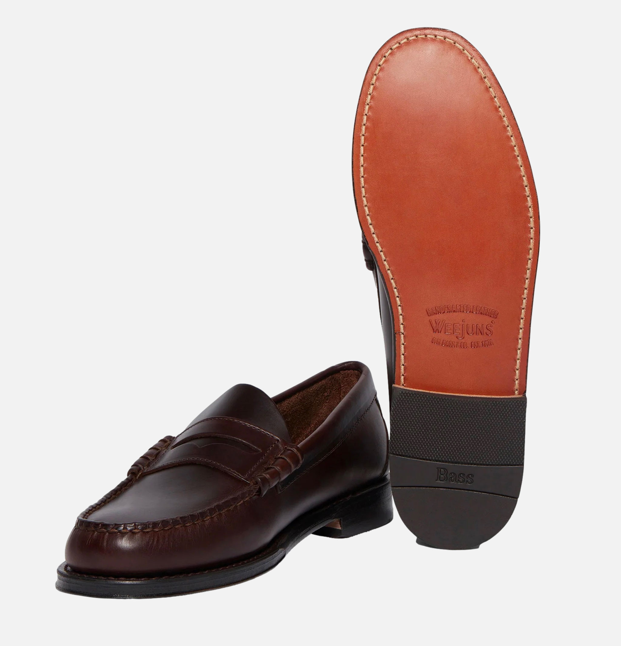 Chaussures G.H Bass Larson Weejuns Penny Loafer Chocolate.