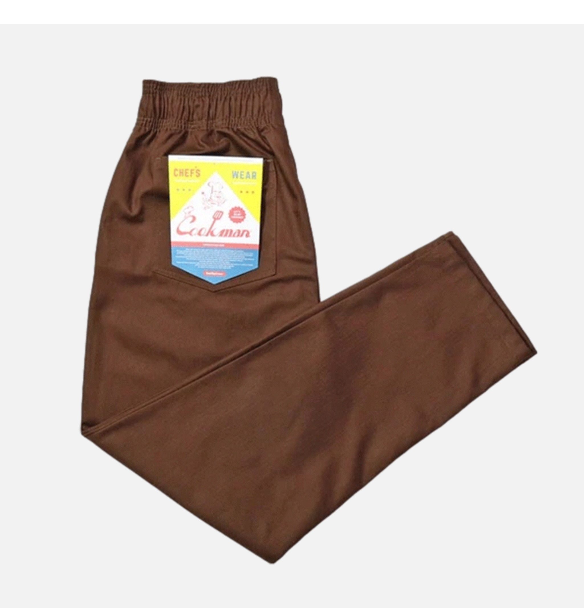 Pantalon Cookman Chef - Herringbone Chocolat