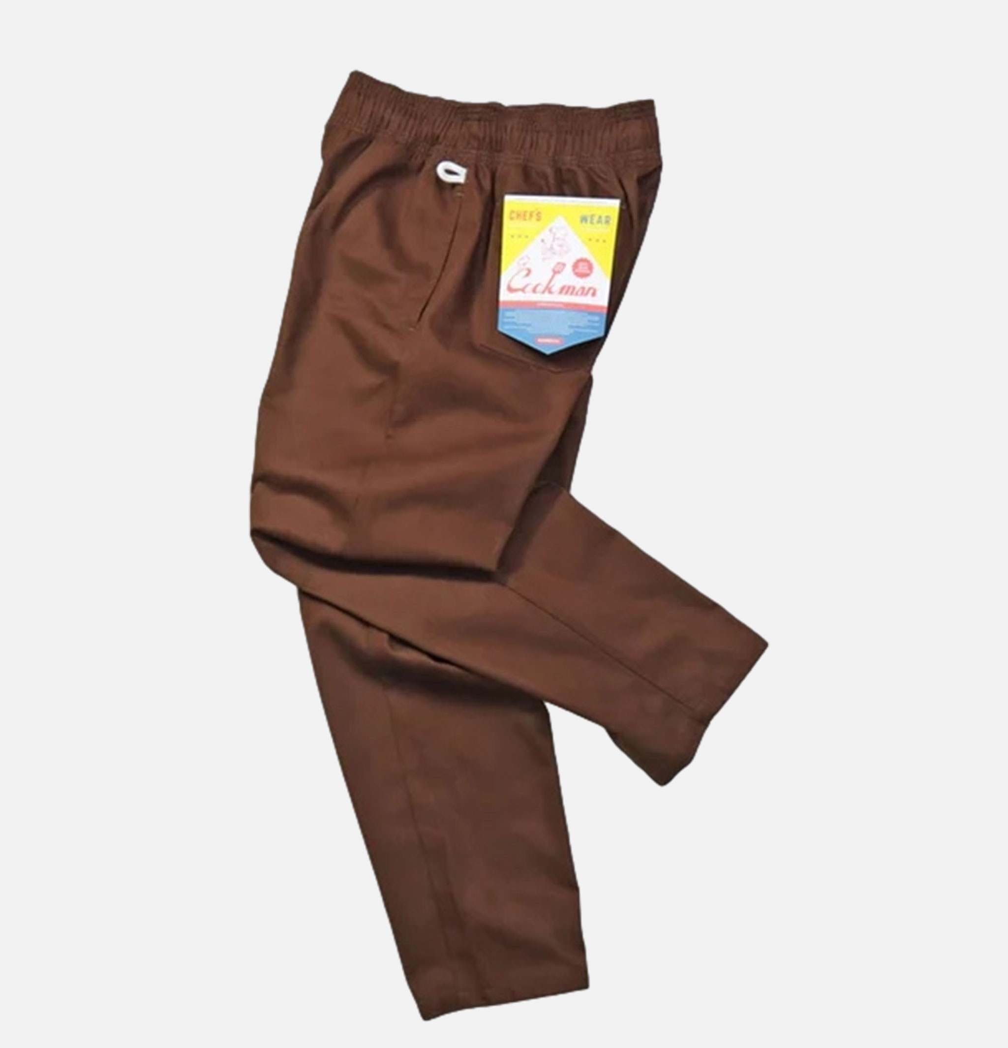 Pantalon Cookman Chef - Herringbone Chocolat