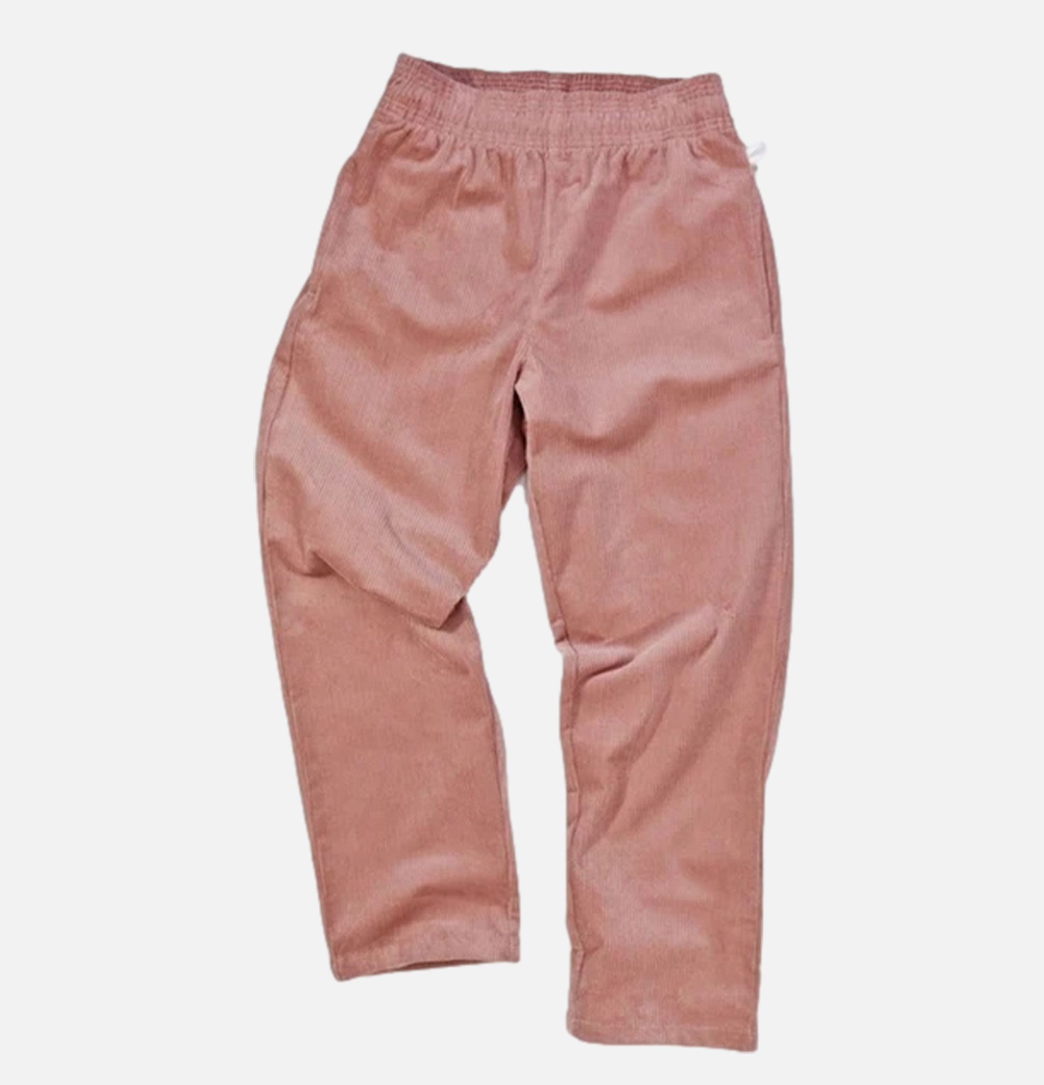 Fatburger x Cookman Collaboration Chef Pants - Semiwide Corduroy FAT Pink