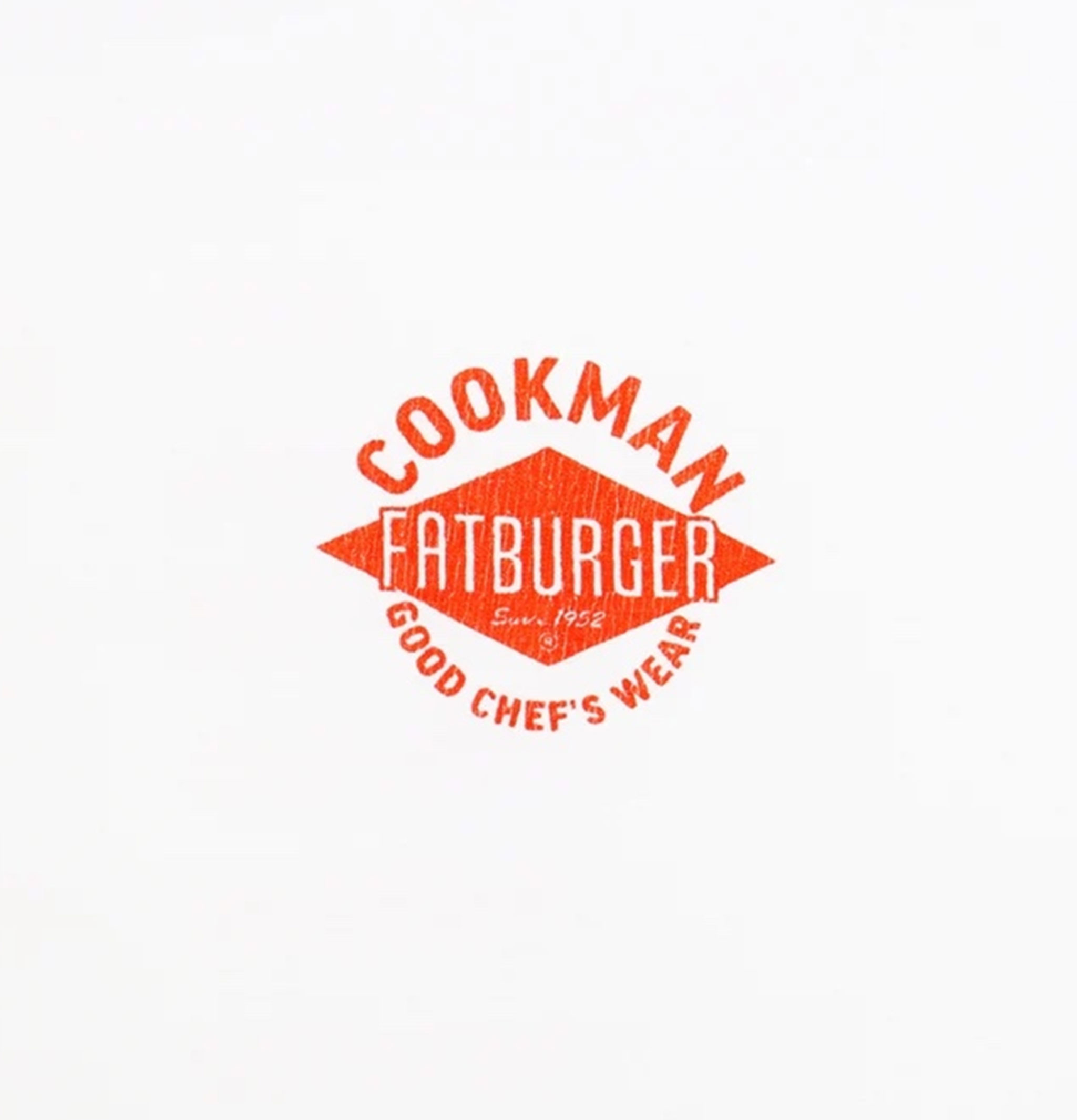 Fatburger x Cookman Collaboration T-Shirt - FAT Topping Menu Blanc