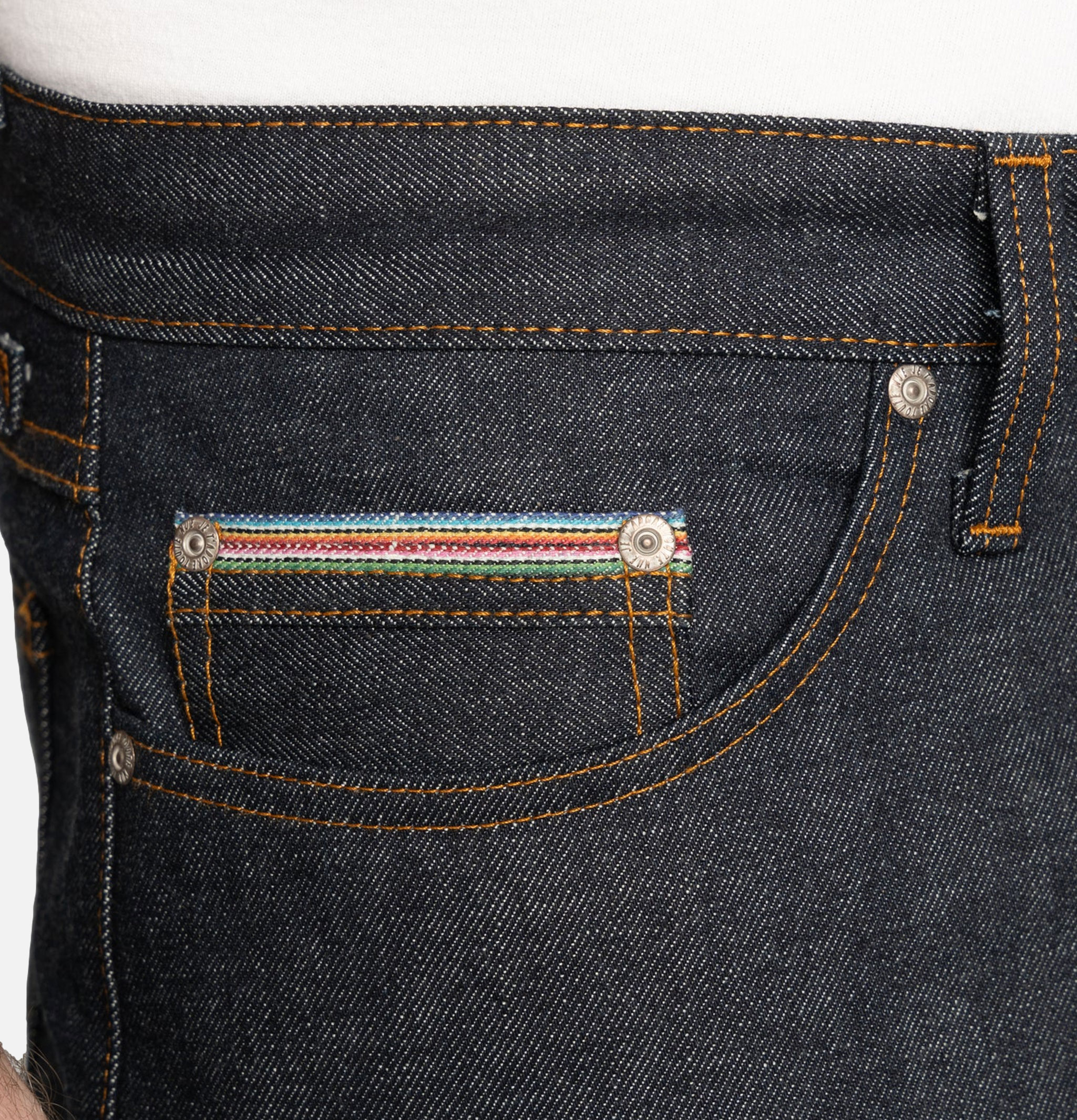 Naked & Famous Jeans Dia De Los Muertos Selvedge - True Guy Fit